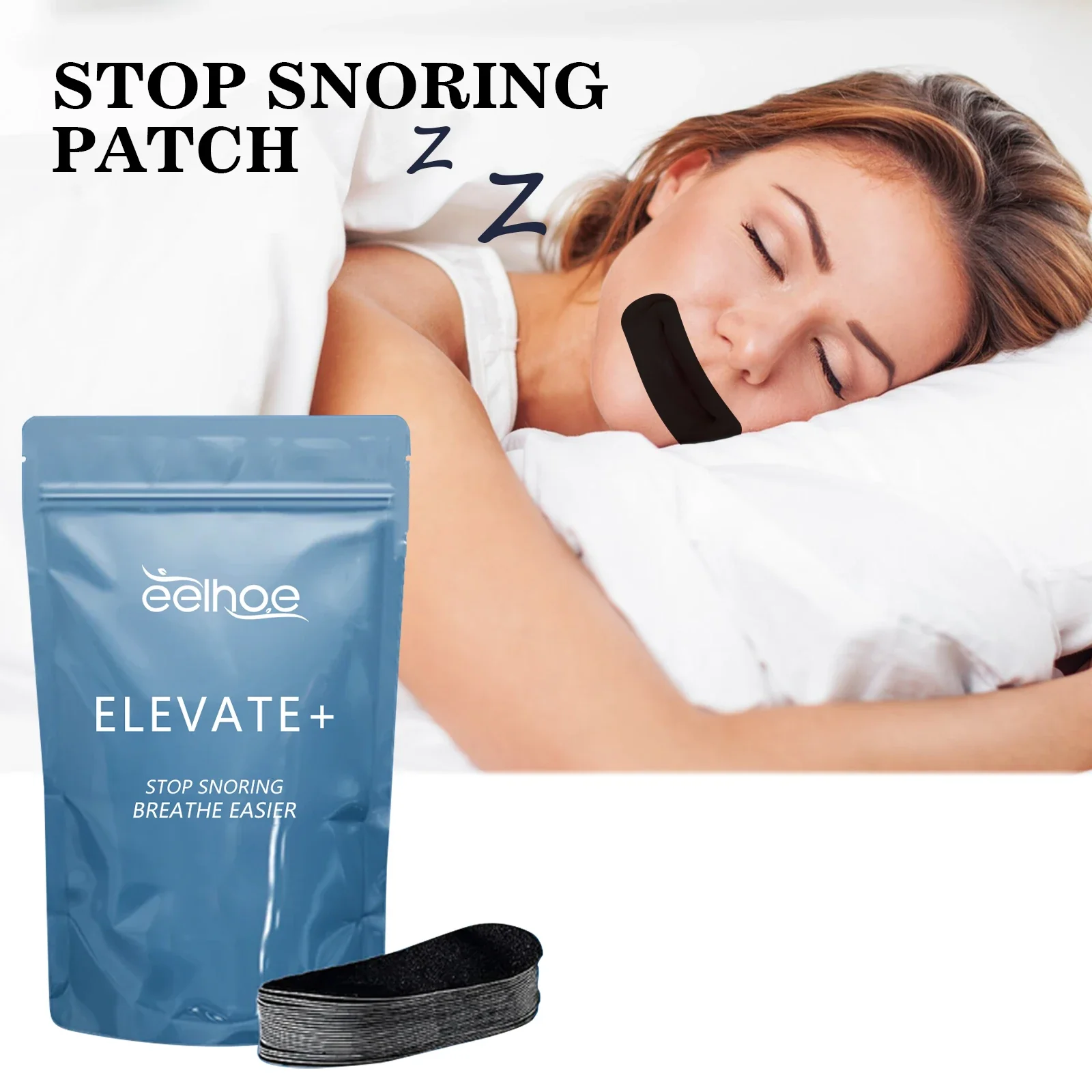 Easy-to-Use EELHOE Anti-Snoring Mouth Tape – Sleep Strips for Relief Responsible