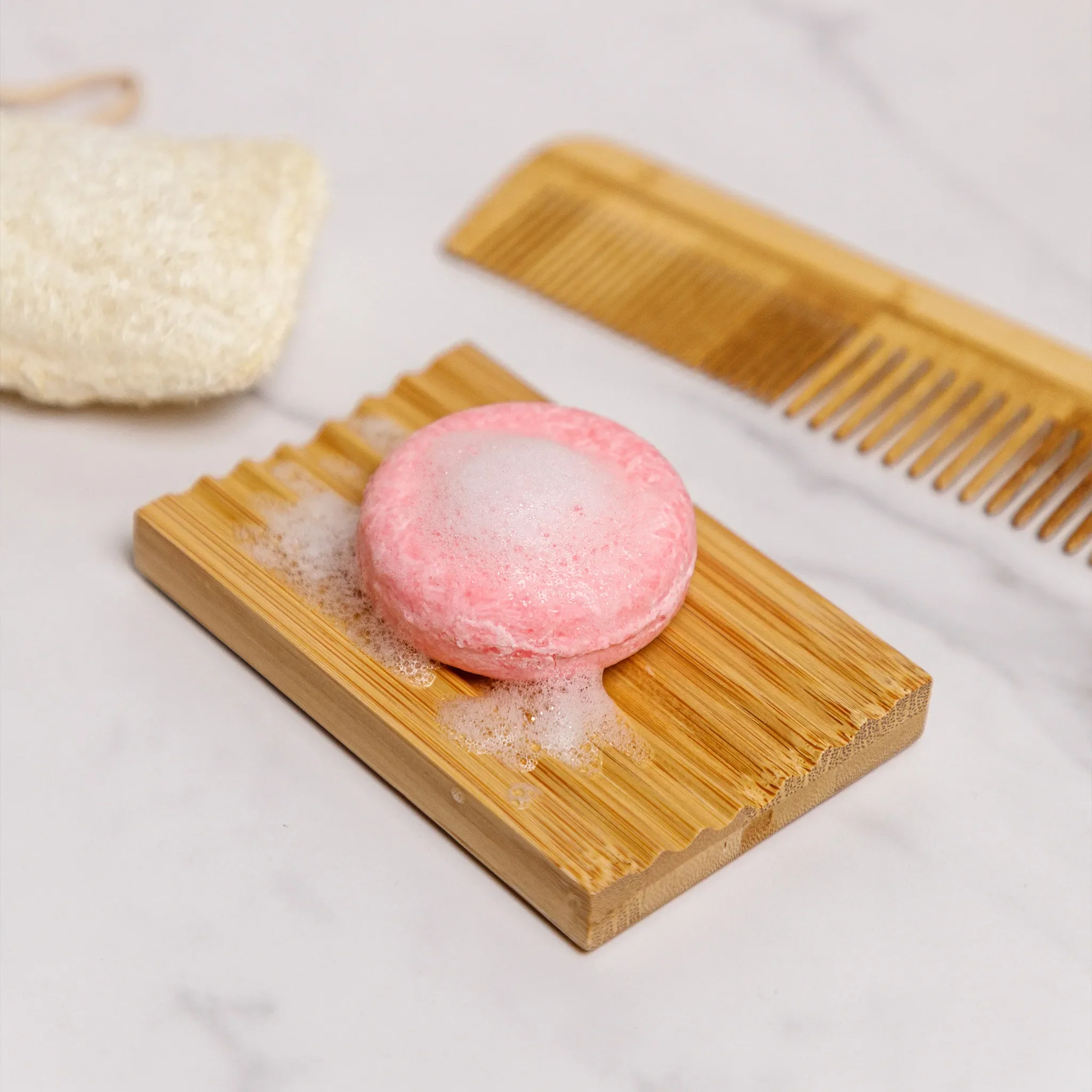 Selected Bamboo Soap Dish Long-Lasting