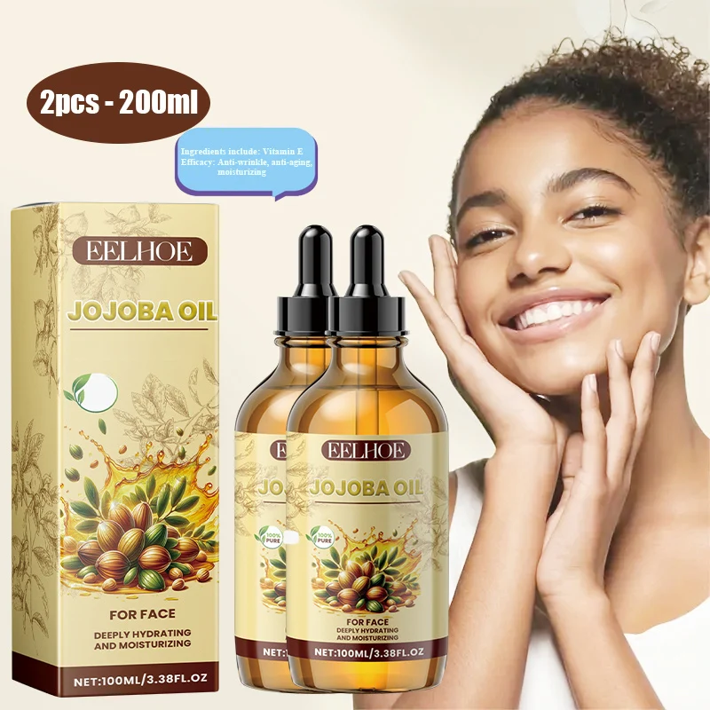 Solid 2-Pack 100ml Natural Face Oil for Skin Body Hair Care User-Friendly