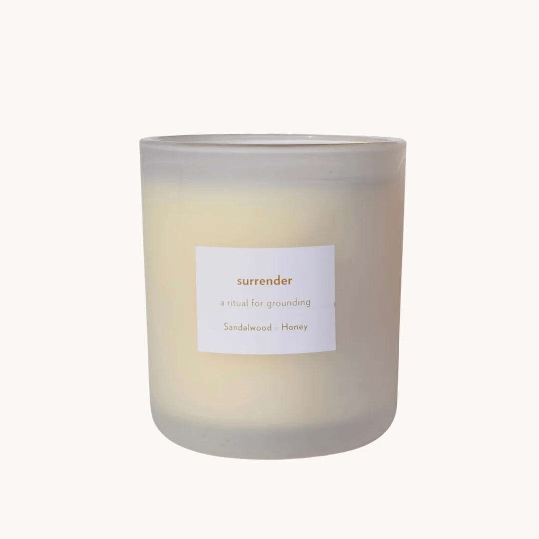 Smart Surrender Sandalwood Honey Ritual Candle Limited Edition Environmentally Friendly