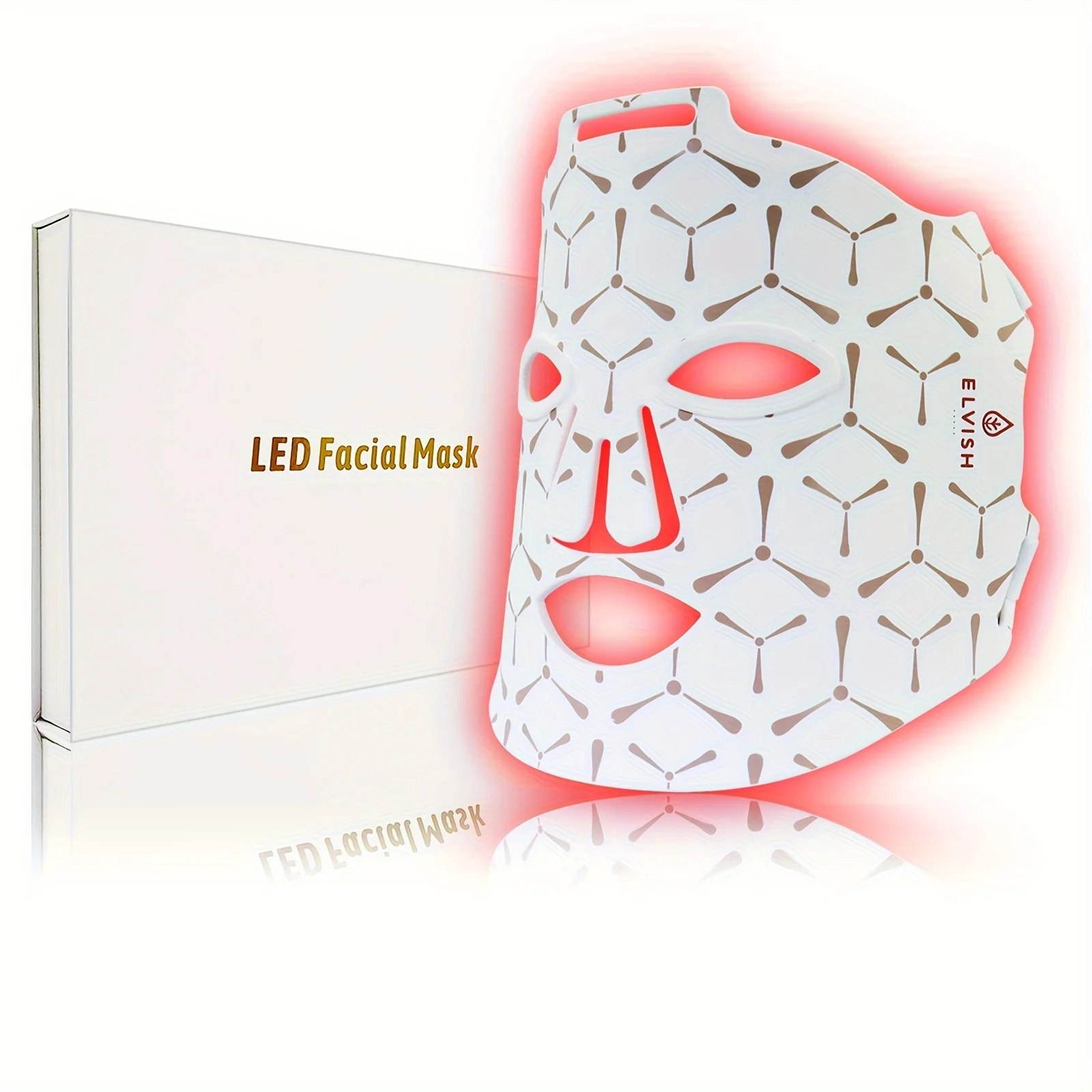 Unique Escfu LED Facial Mask – Red Light USB Rechargeable Giftable Long-Lasting