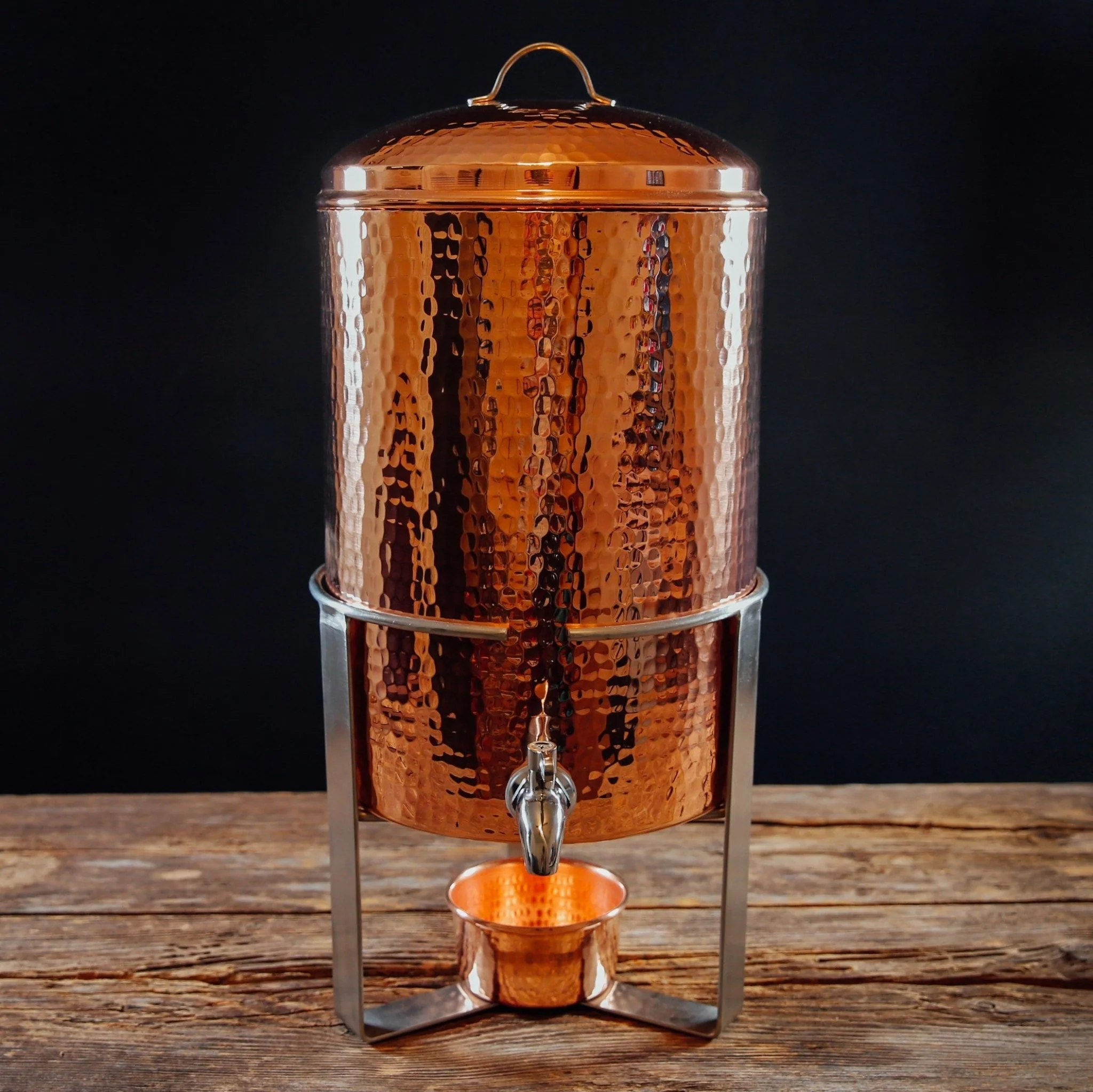 Specialty Arcadia Copper Drink Dispenser For Hot And Cold Beverage Elegant