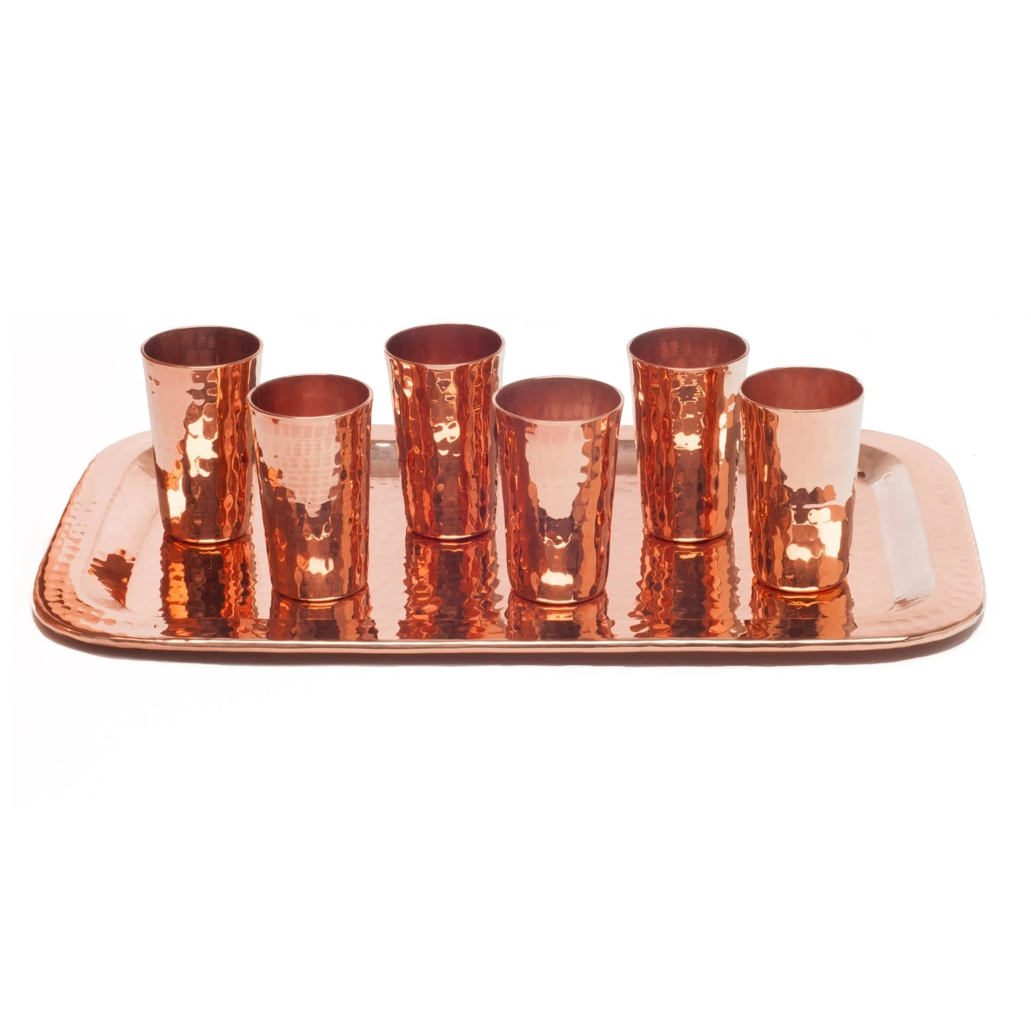 Premium Material Copper Shot Cups Flight Set Organic