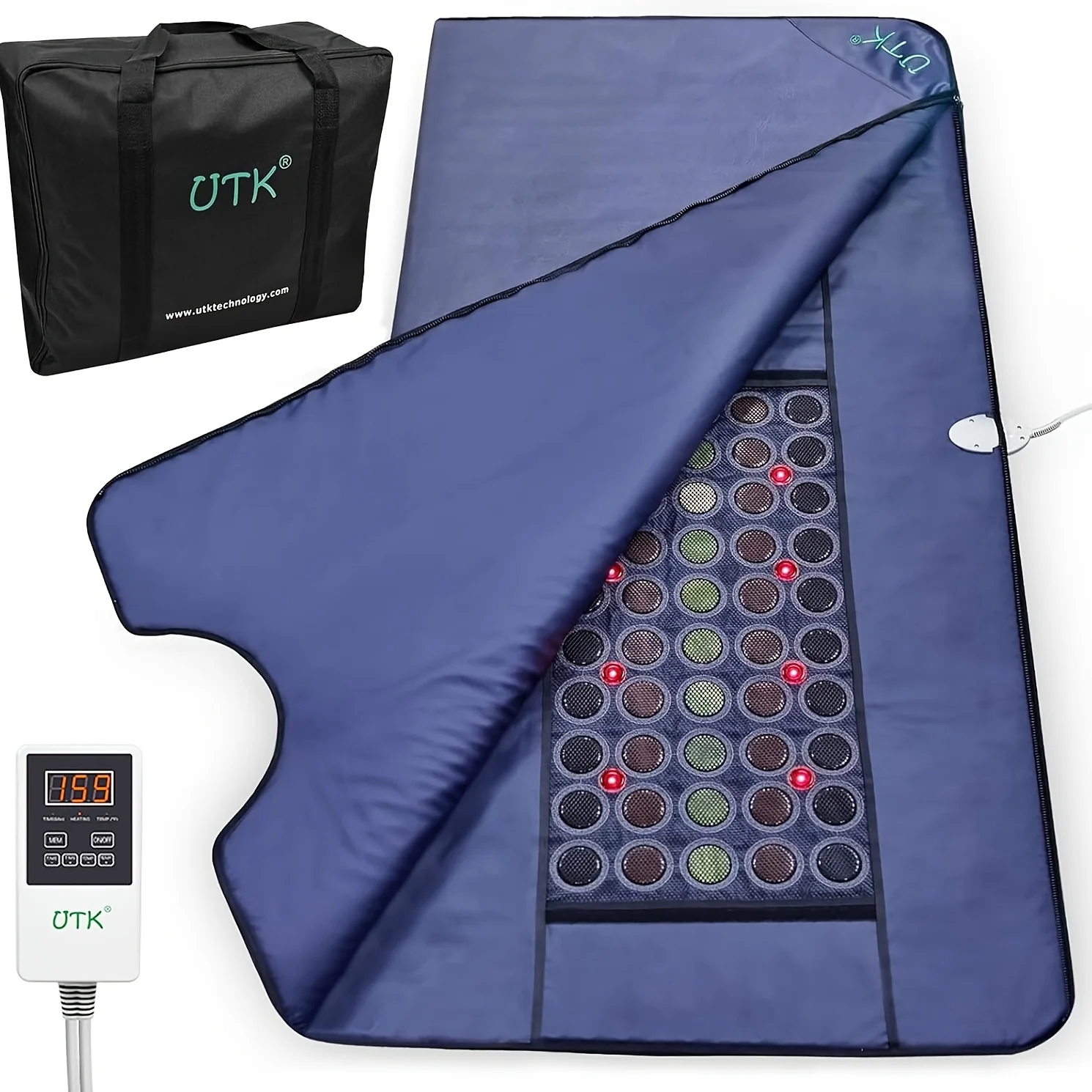 Fashionable UTK Sauna Blanket - Detox FIR Photon Sweat Fast Home SPA Clean