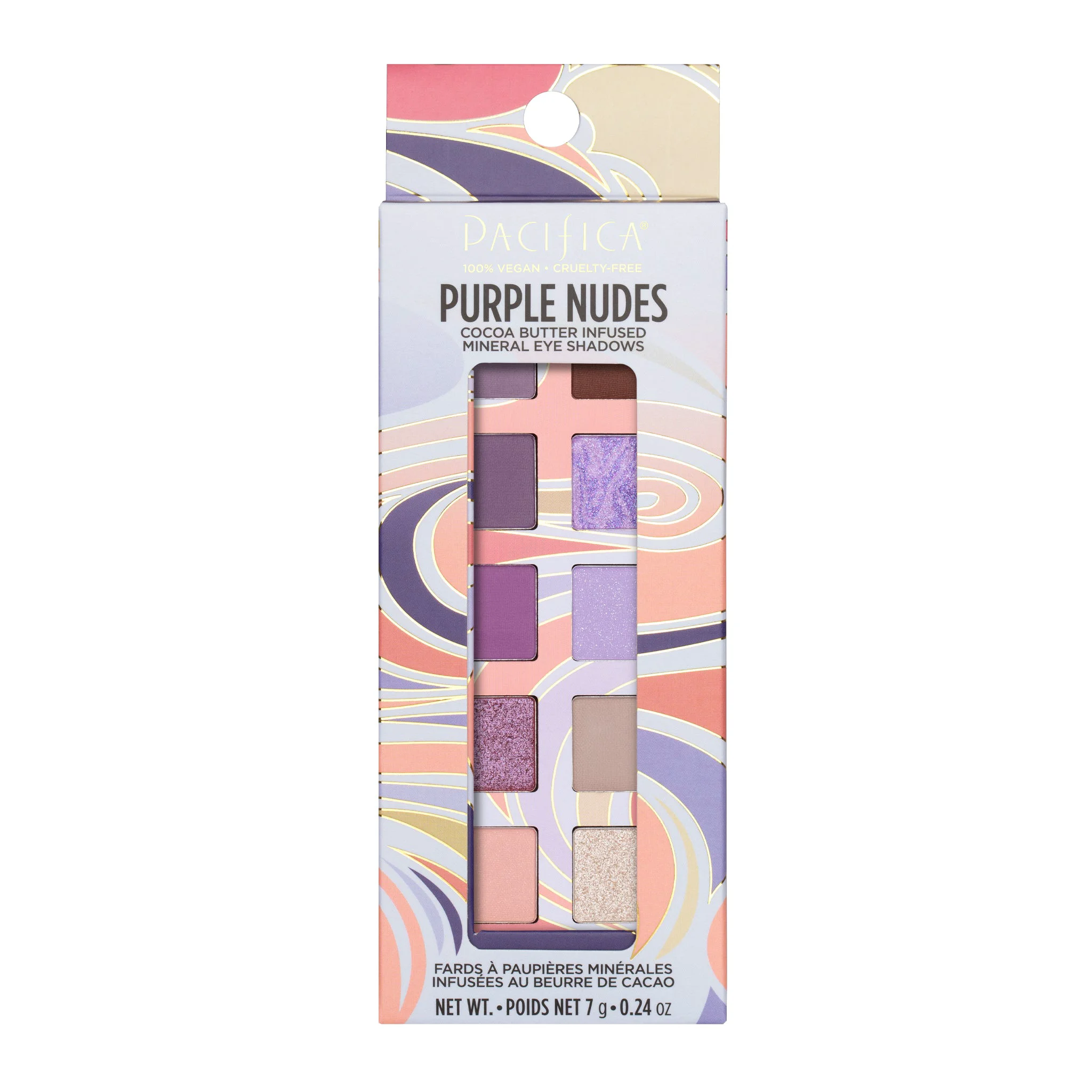 Reusable Purple Nudes Eyeshadow Palette Durable