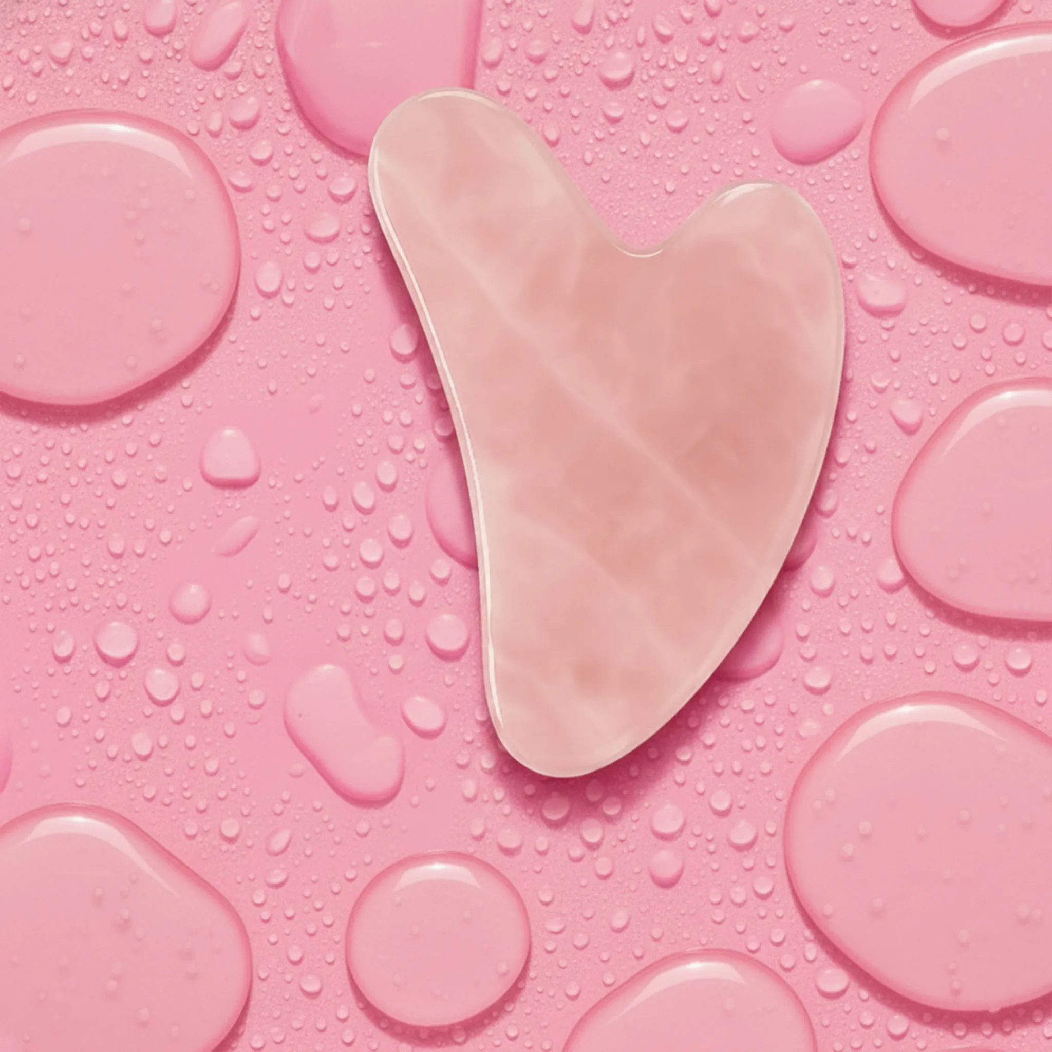 Solid Rose Quartz Gua Sha Quality
