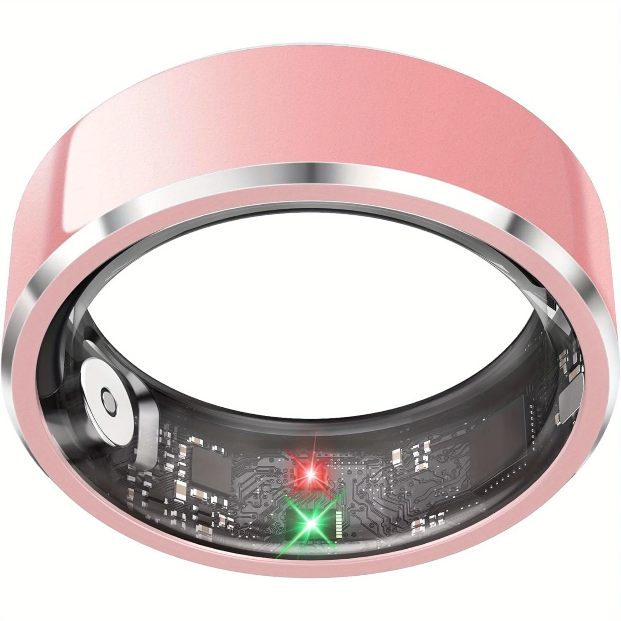 Elegant Smart Fitness Ring – No Subscription Pedometer for iOS Android Convenient