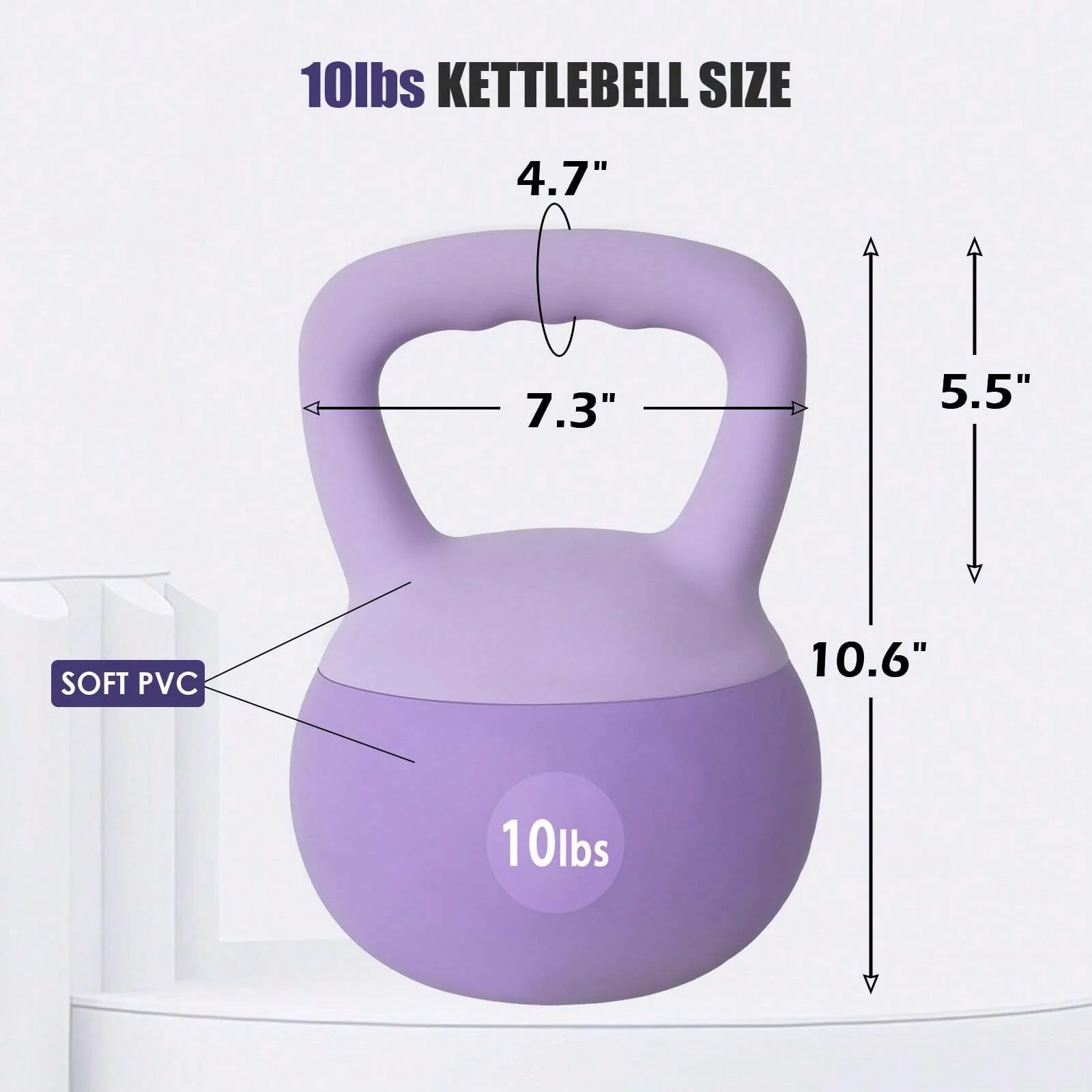 Superior DlandHome Soft Kettlebell Shock-Proof Wide Grip Reusable