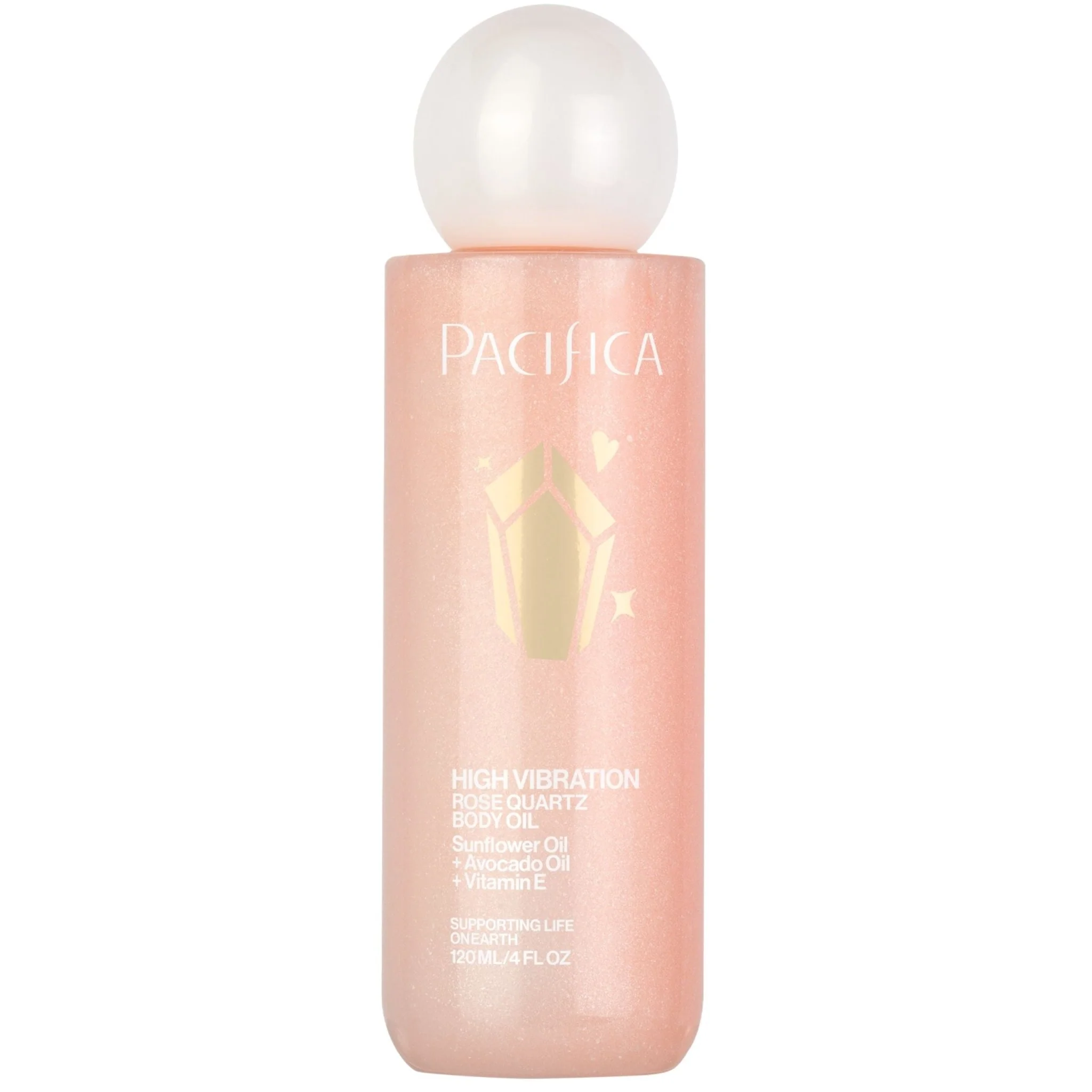 Crafted High Vibration Rose Quartz Body Oil Premium Material
