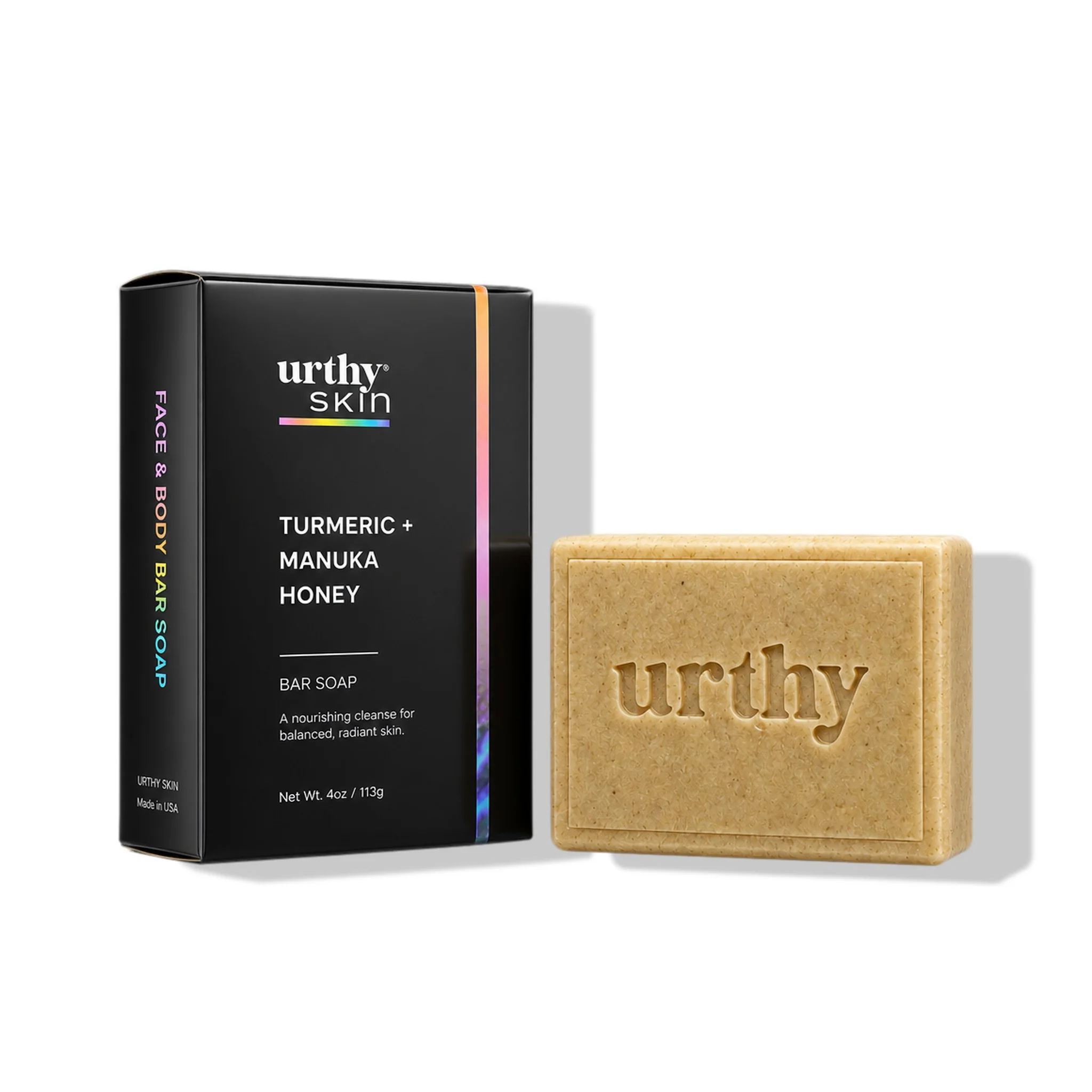 Original Turmeric Manuka Honey Face Body Bar Soap Powerful