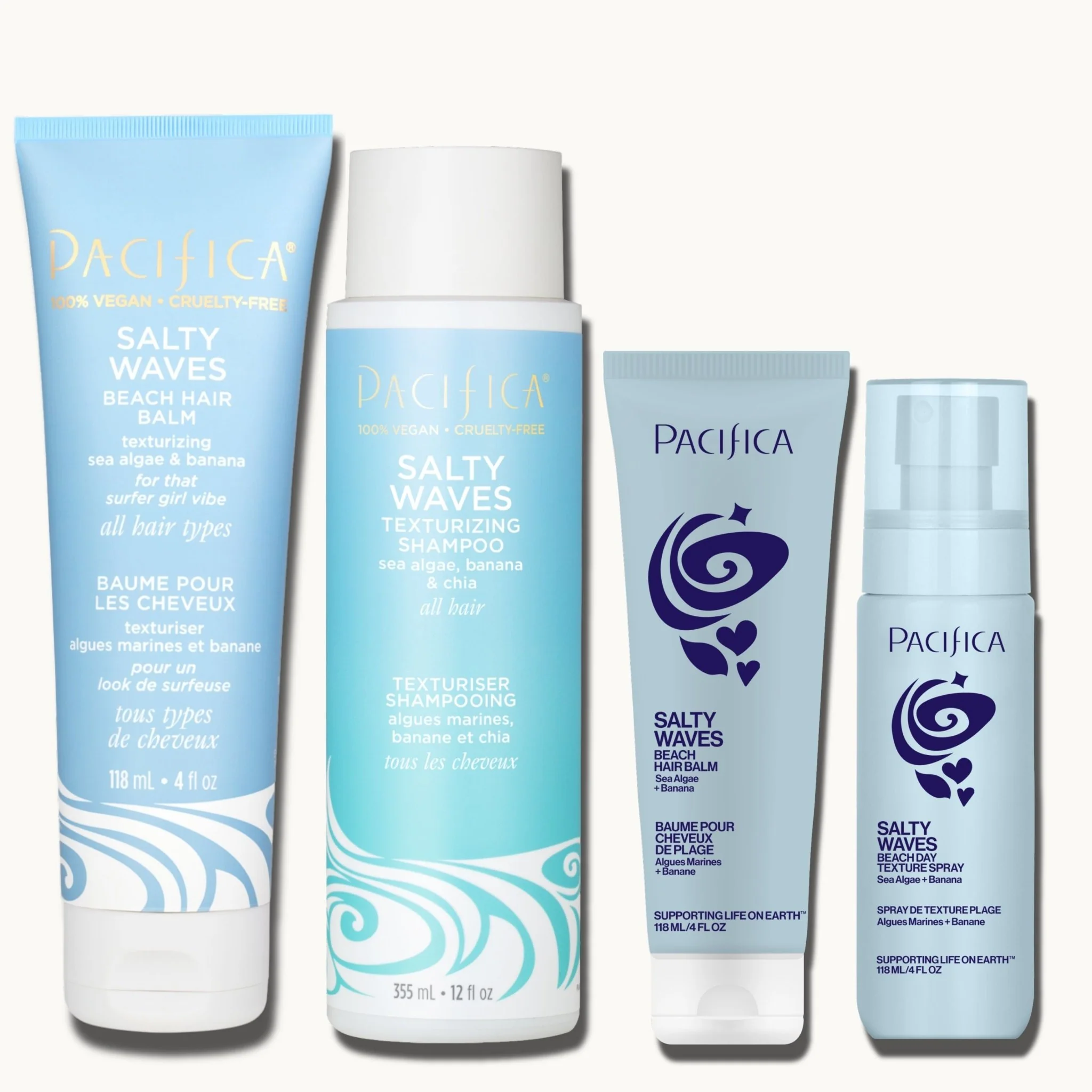 Premium Salty Waves Beachy Hair Texture Bundle Flexible