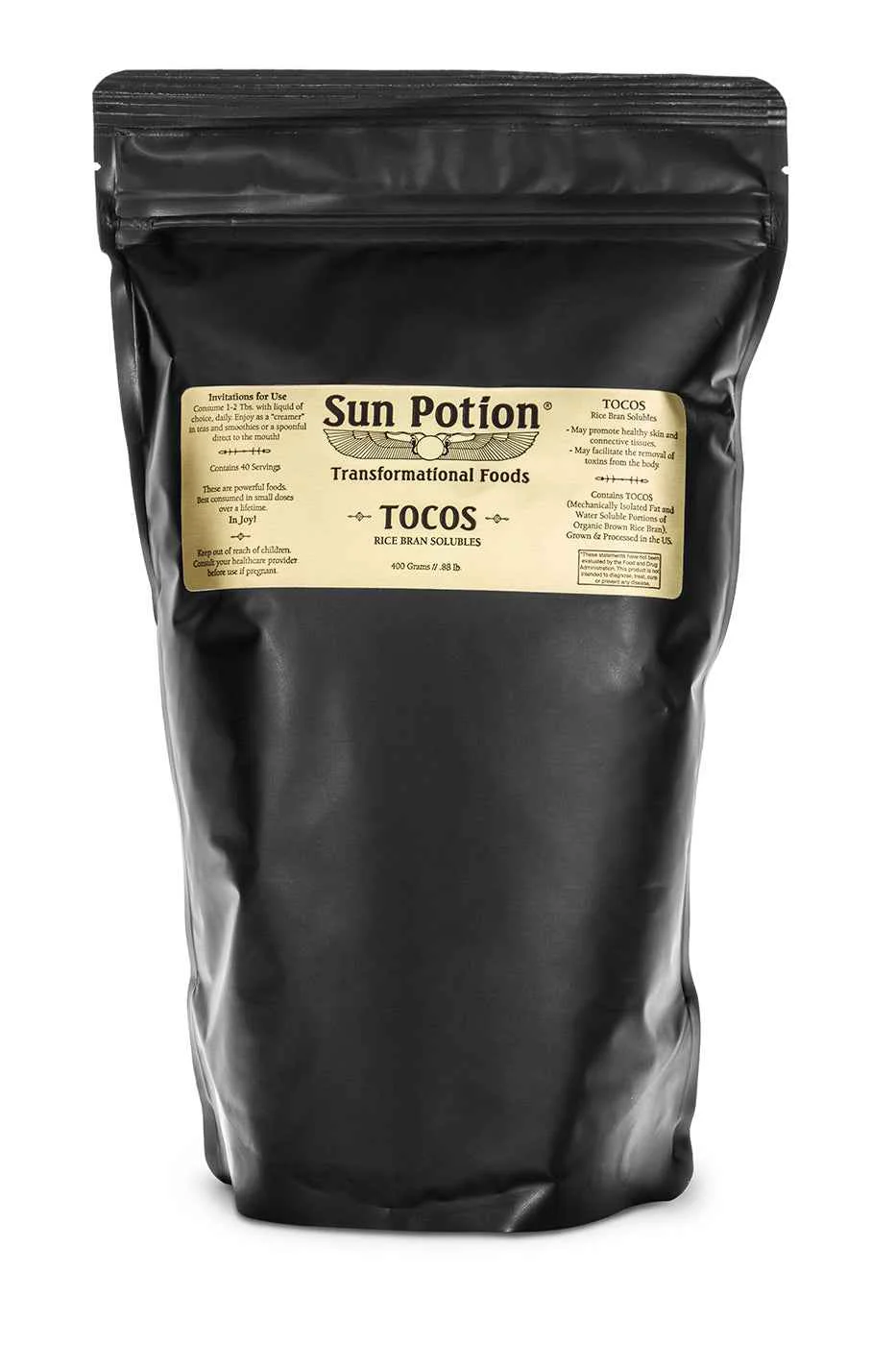 Long-Lasting TOCOS Rice Bran Solubles 400G Exclusive
