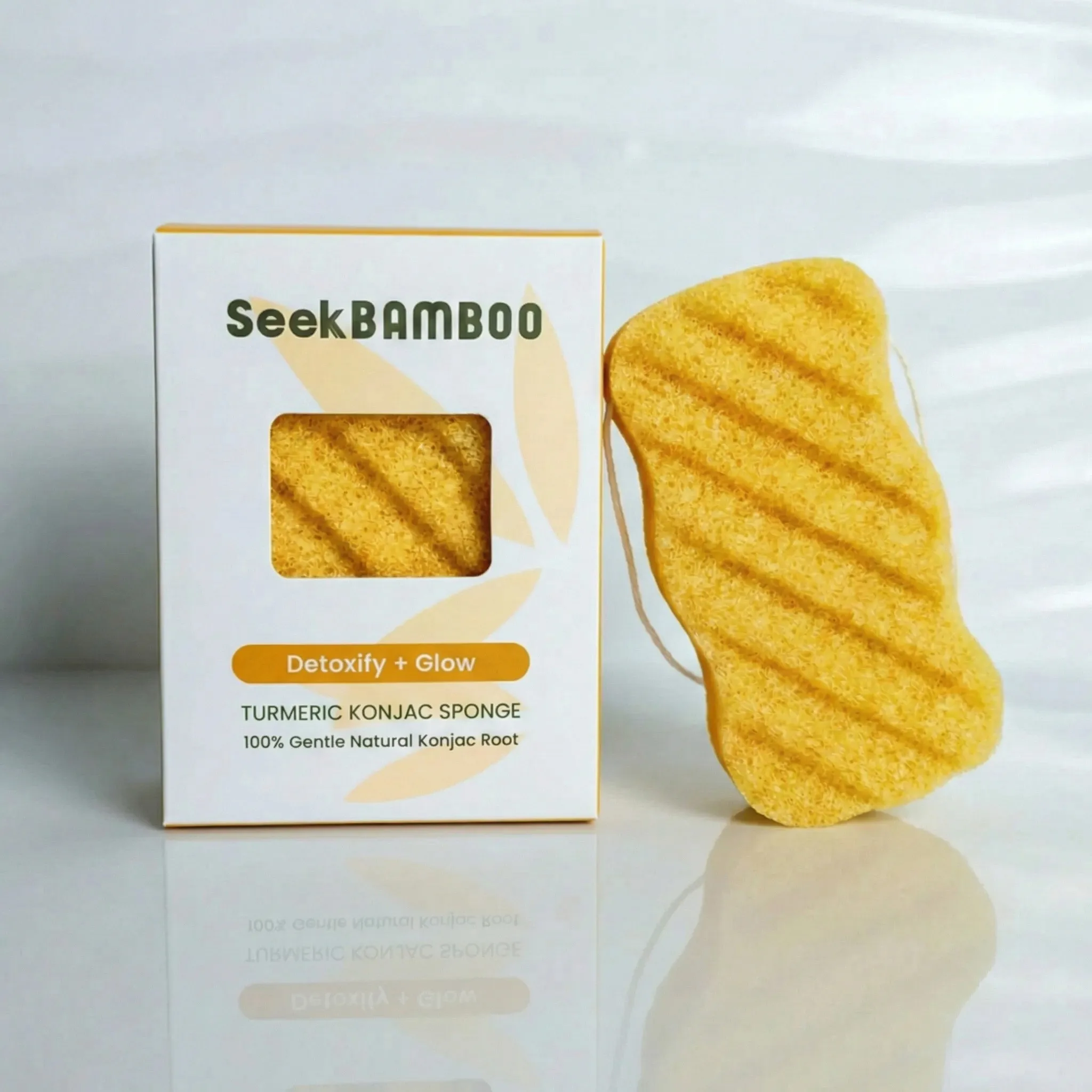Safe Turmeric Konjac Body Sponge Functional