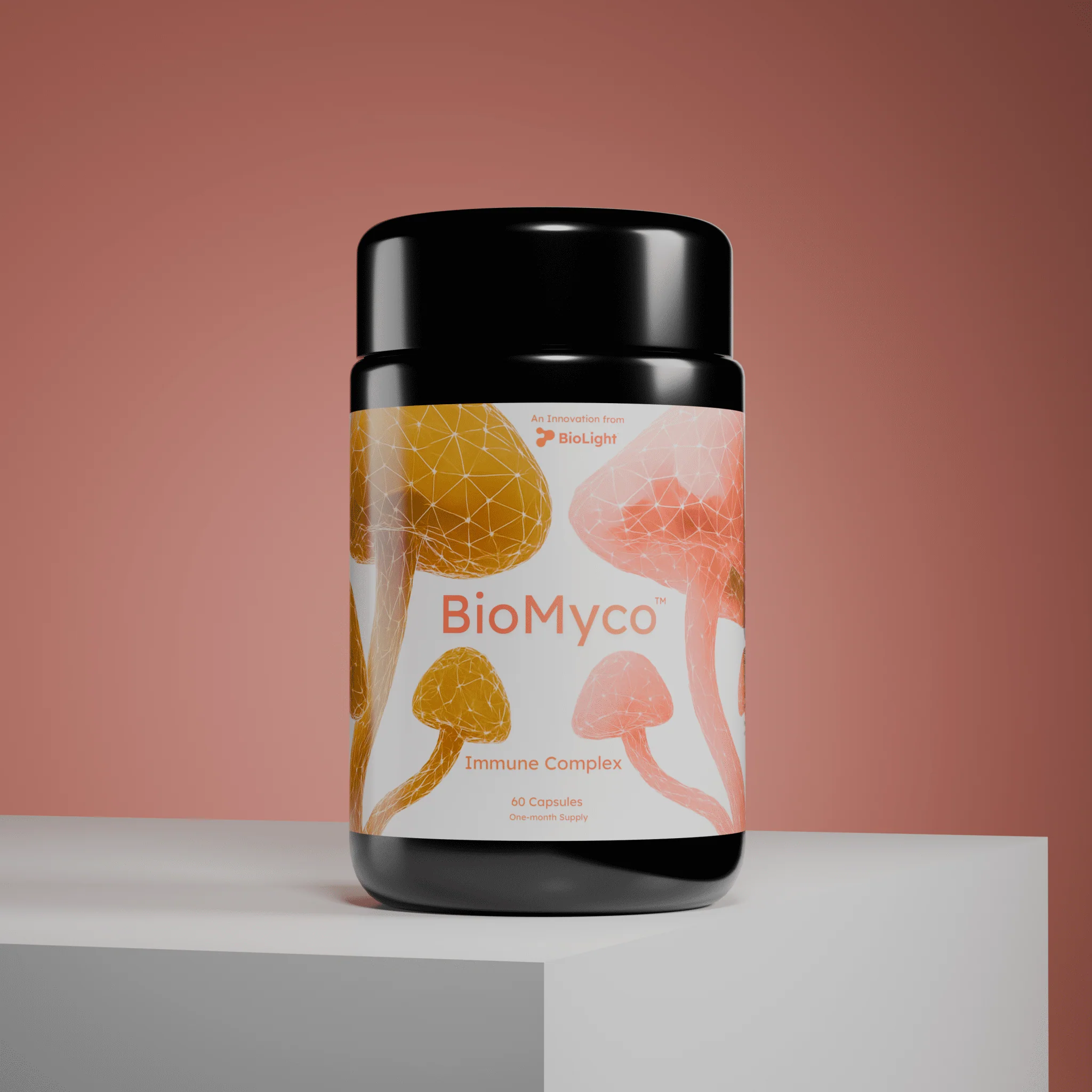 Elegant BioMyco Immune Complex with Chaga Maitake Reishi Shiitake Turkey Tail Environmentally Friendly