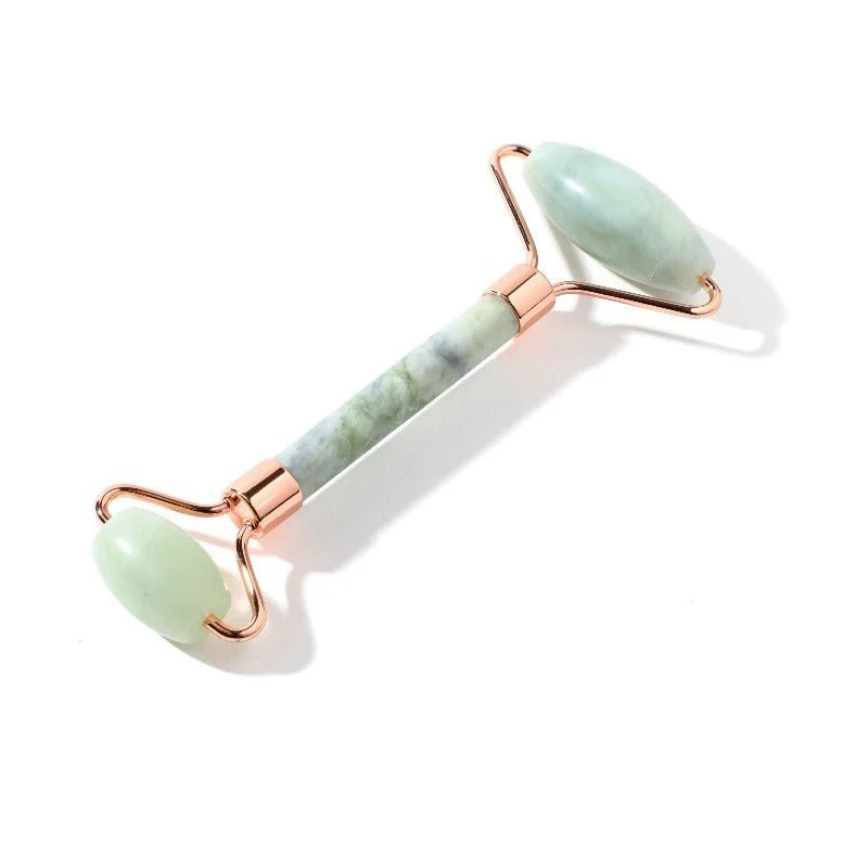 Premium Material Jade Face Roller in Rose Gold High-Quality