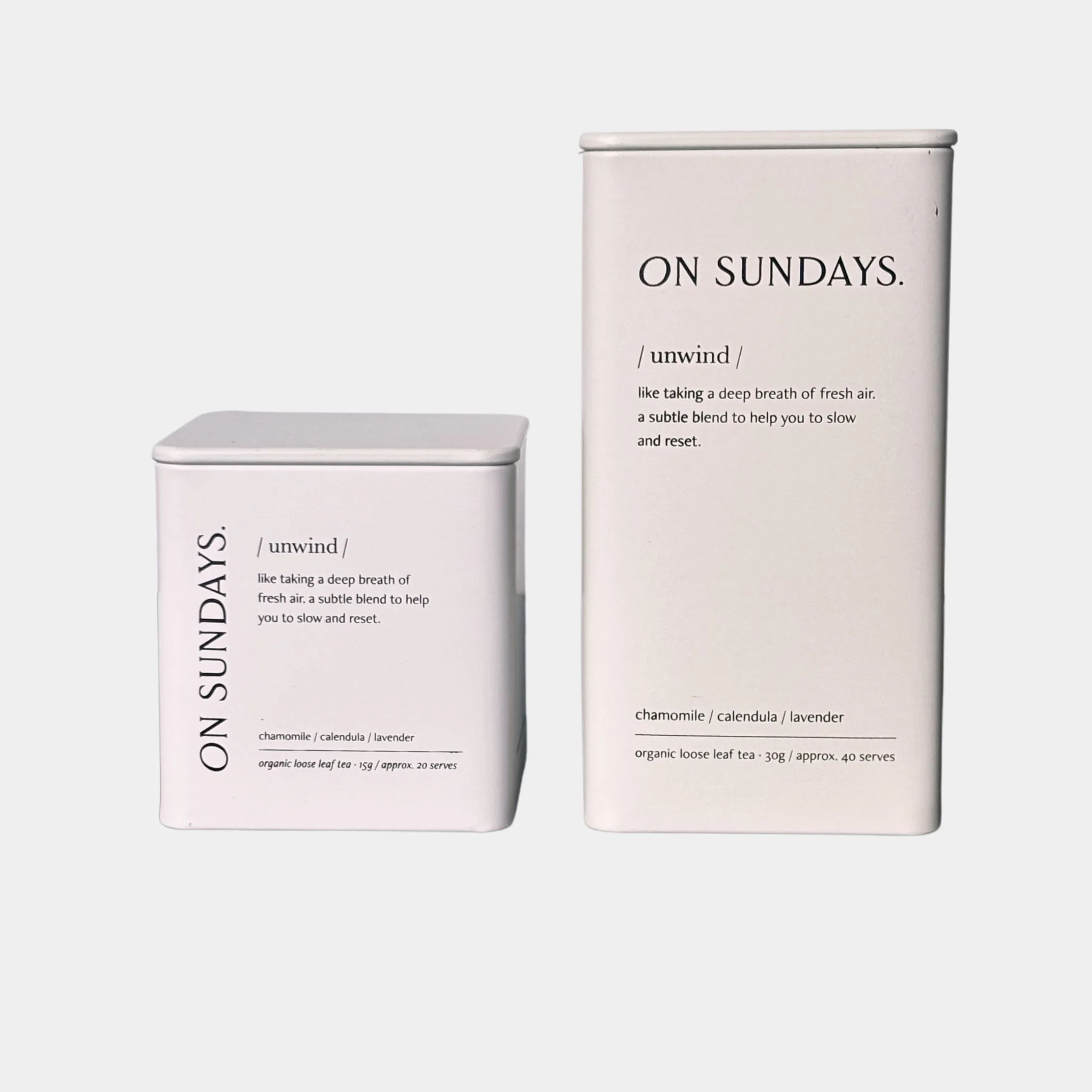 Elegant On Sundays Tea Unwind Blend Advanced