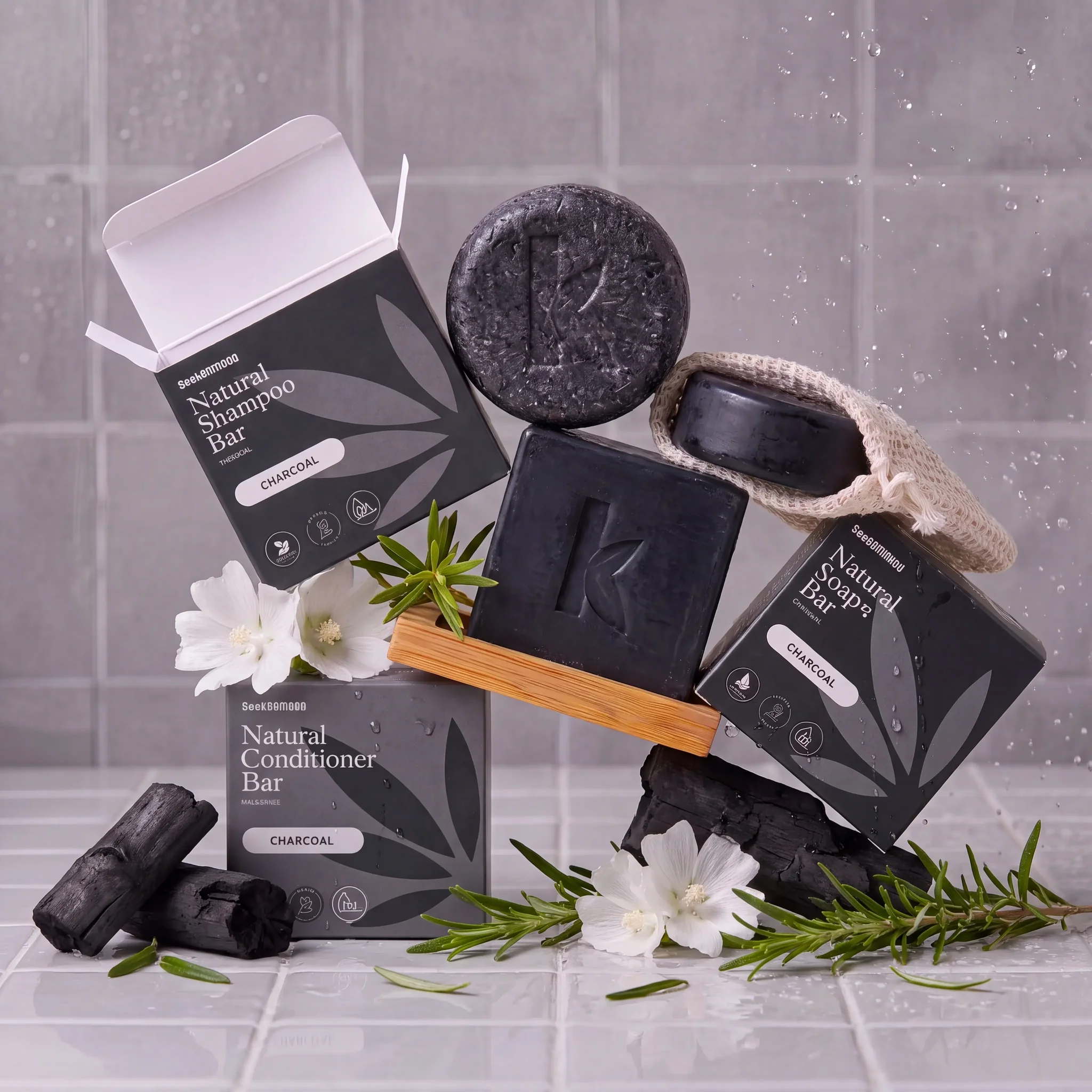 High-Performance Charcoal Shower Bundle Reliable