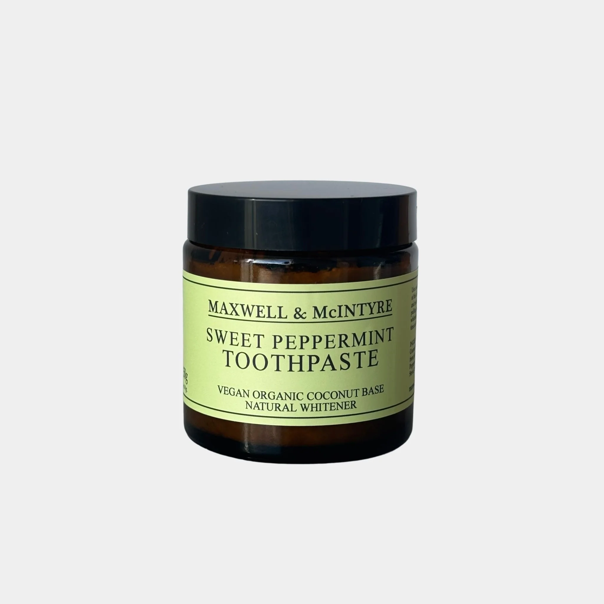 Durable Maxwell McIntyre Sweet Peppermint Toothpaste Certified