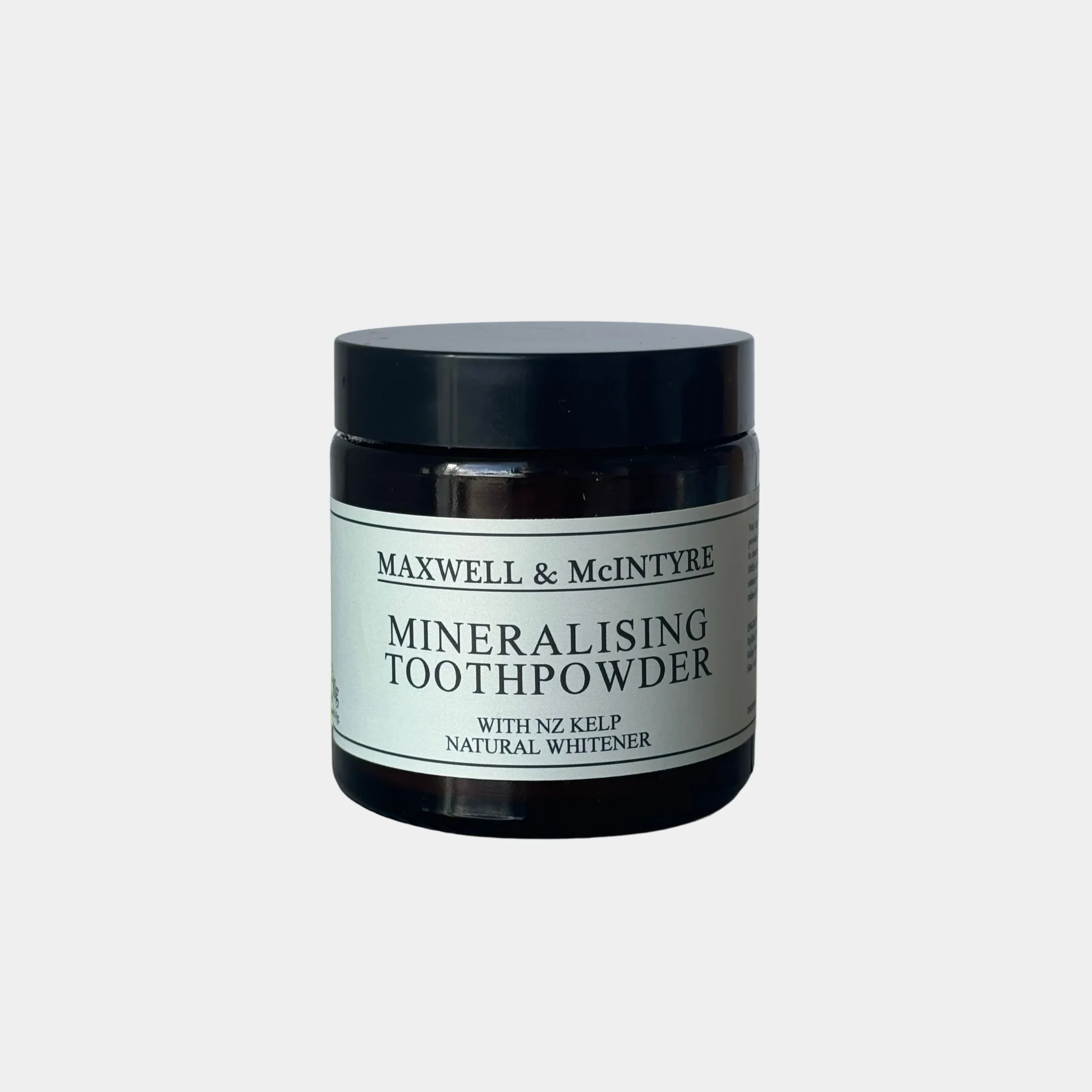 Specialty Maxwell McIntyre Mineralising Toothpowder Detailed