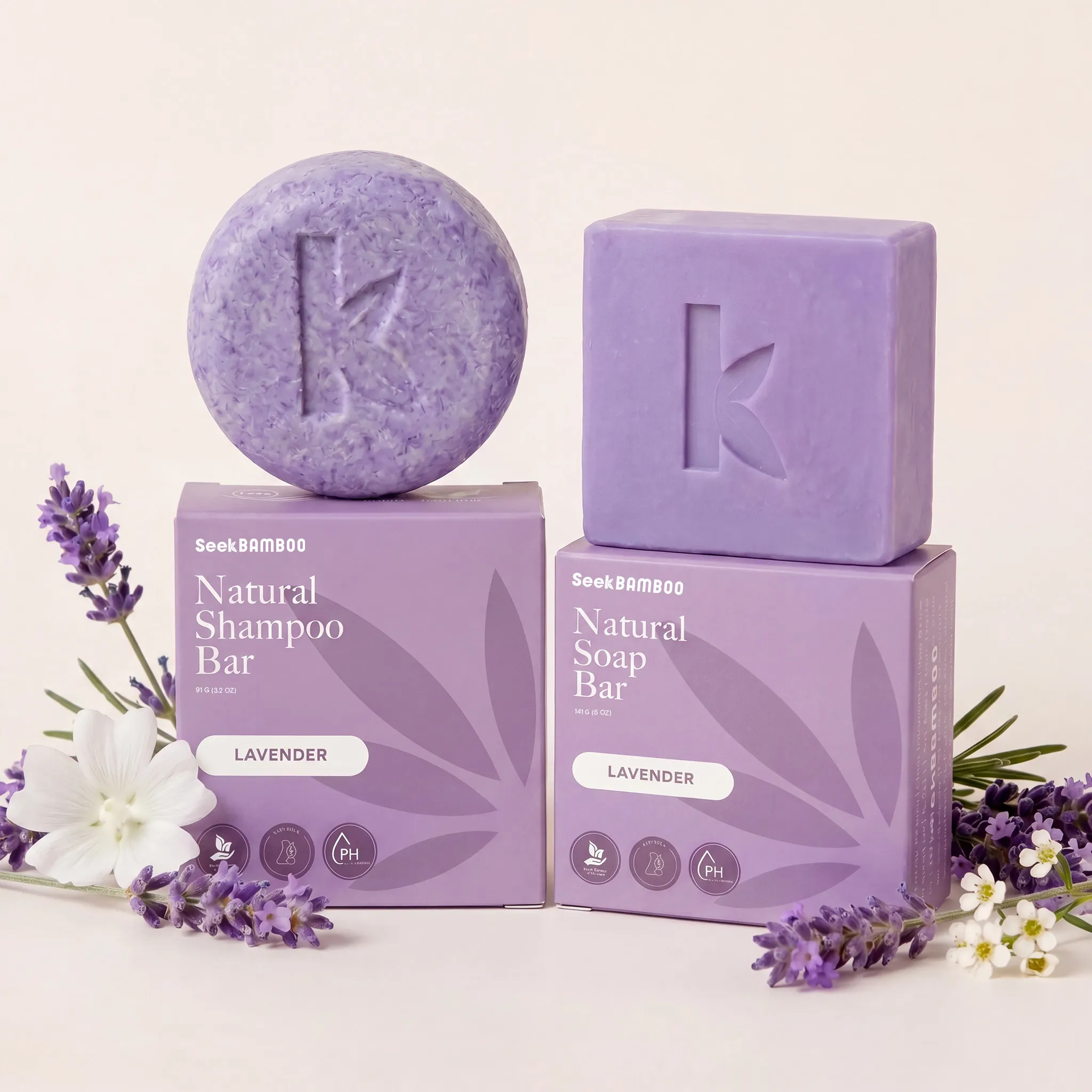 Verified Lavender Shampoo and SoapLavender Shower Bundle Safe