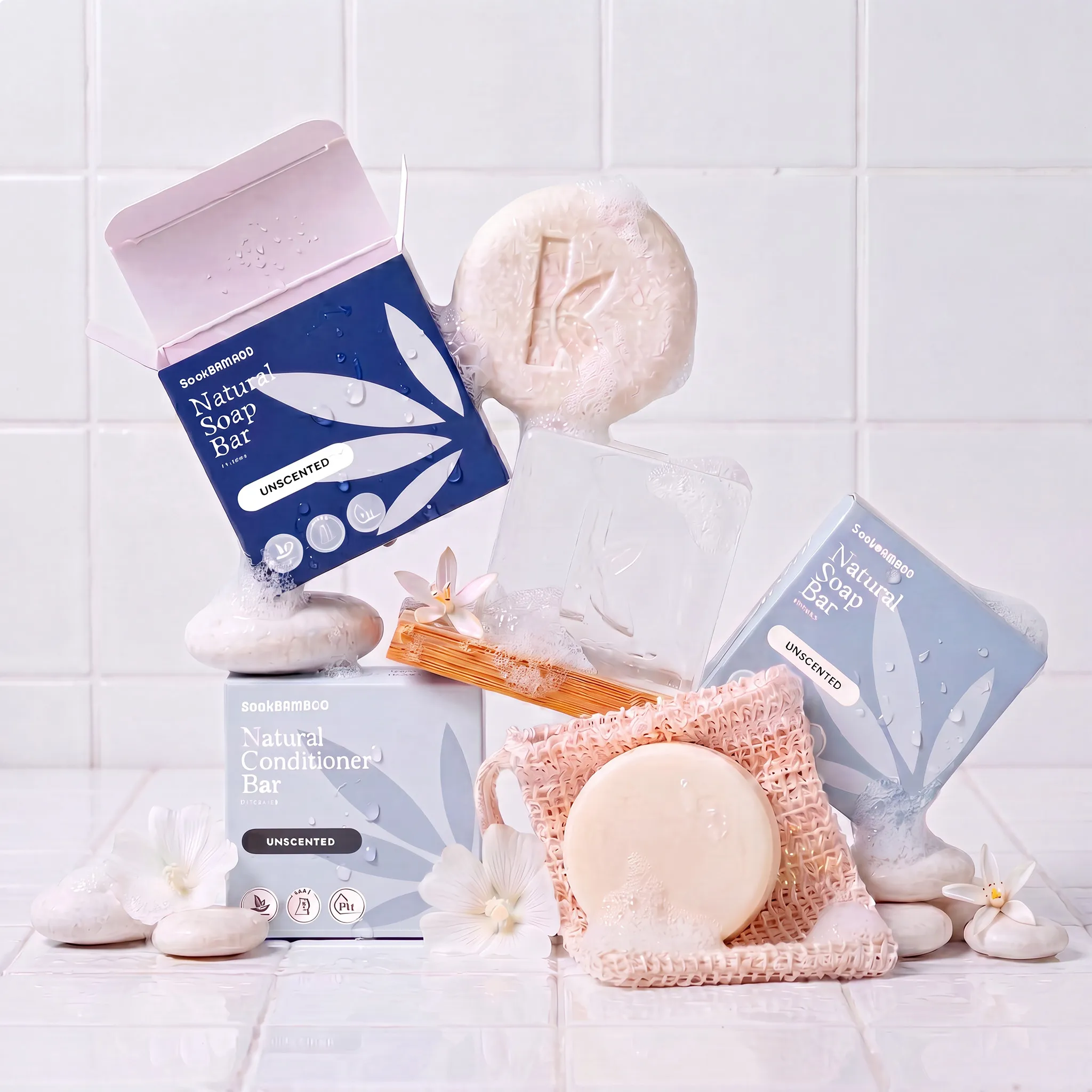 Superior Unscented Shower Bundle Modern