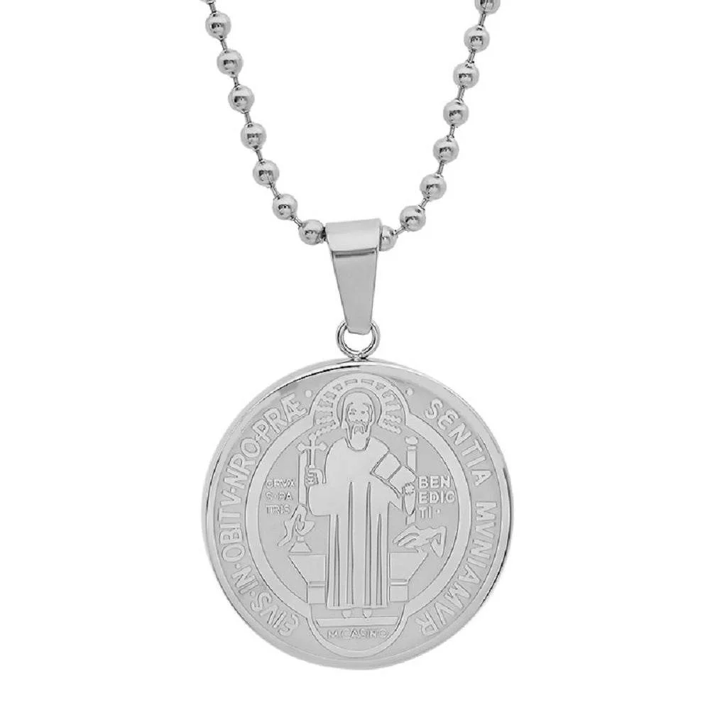 Advanced Ladies Stainless Steel Religious Necklace Relaxed