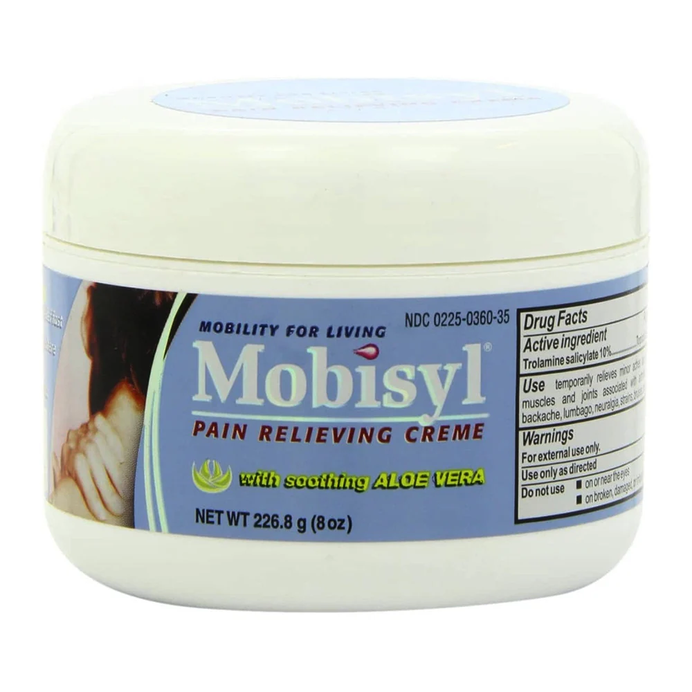 Elegant Mobisyl Pain Relief Creme With Soothing Alove Vera For Arthritis 8 Oz Safe
