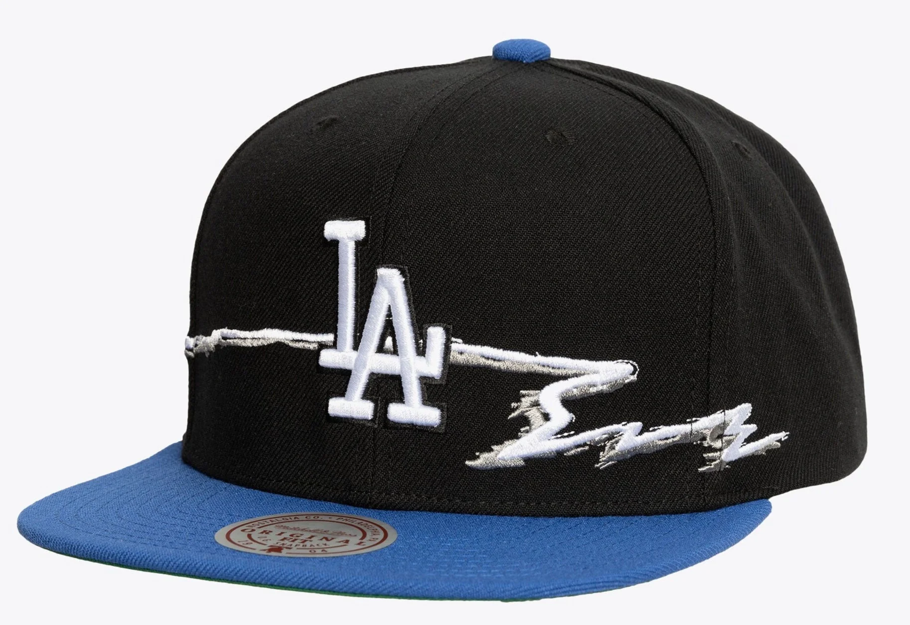 Excellent Mitchell Ness Men's MLB Life Line Snapback Dodgers Snapback Caps Superior
