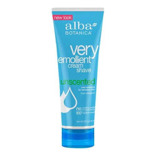 Selected Alba Botanica Natural Emollient Shave Cream Unscented - 8 Oz Original