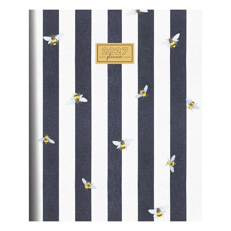 Premium 2027 Super Bee Large Monthly Planner Environmentally Friendly