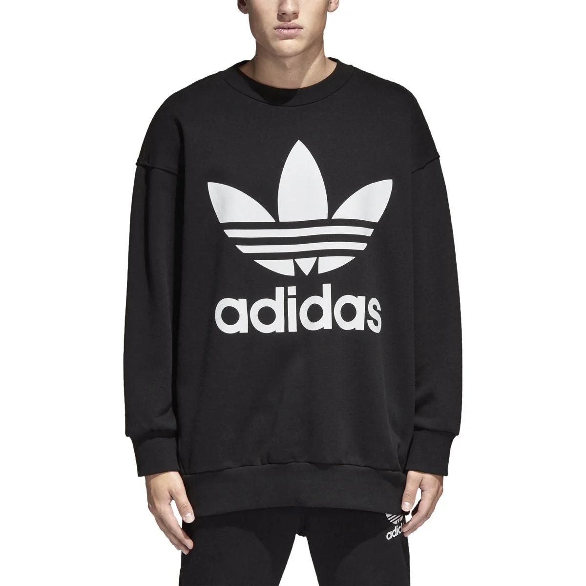 Outstanding adidas Men's Adicolor Trefoil Crewneck Luxury