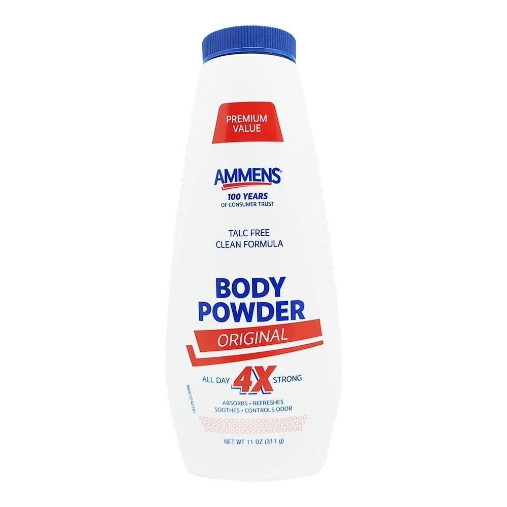 Clean Ammens Body Powder Talc Formula 11 Oz Soft