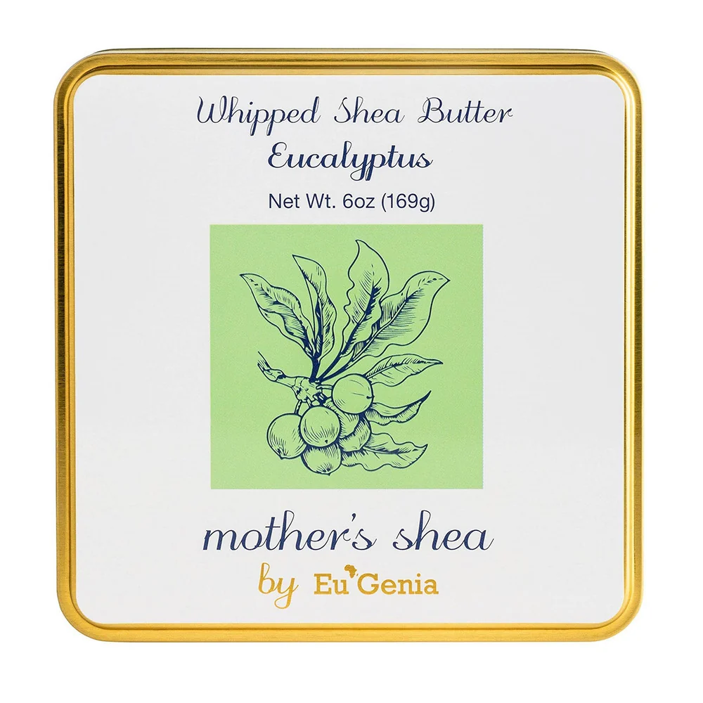 Authentic Mothers shea Whipped Body Butter with Eucalyptus 6 Oz Fast