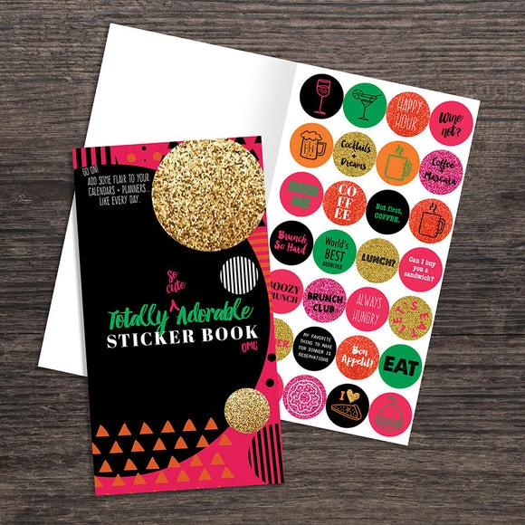 Easy-to-Use Totally Adorable Planning Sticker Book Flexible