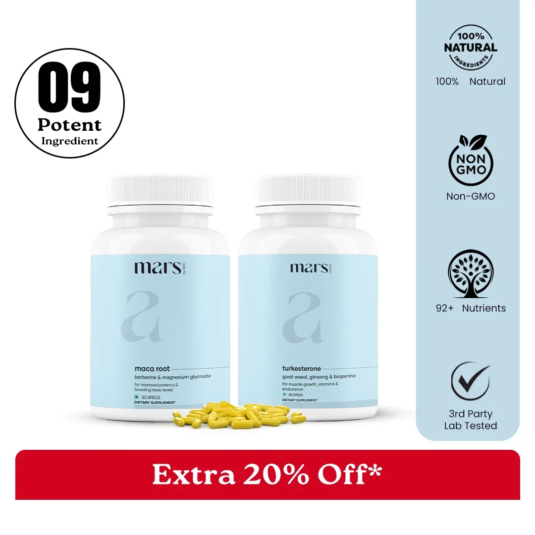 Comfortable Mars Power Rush Combo - Potenziato da Turkesterone e radice di Maca Verified
