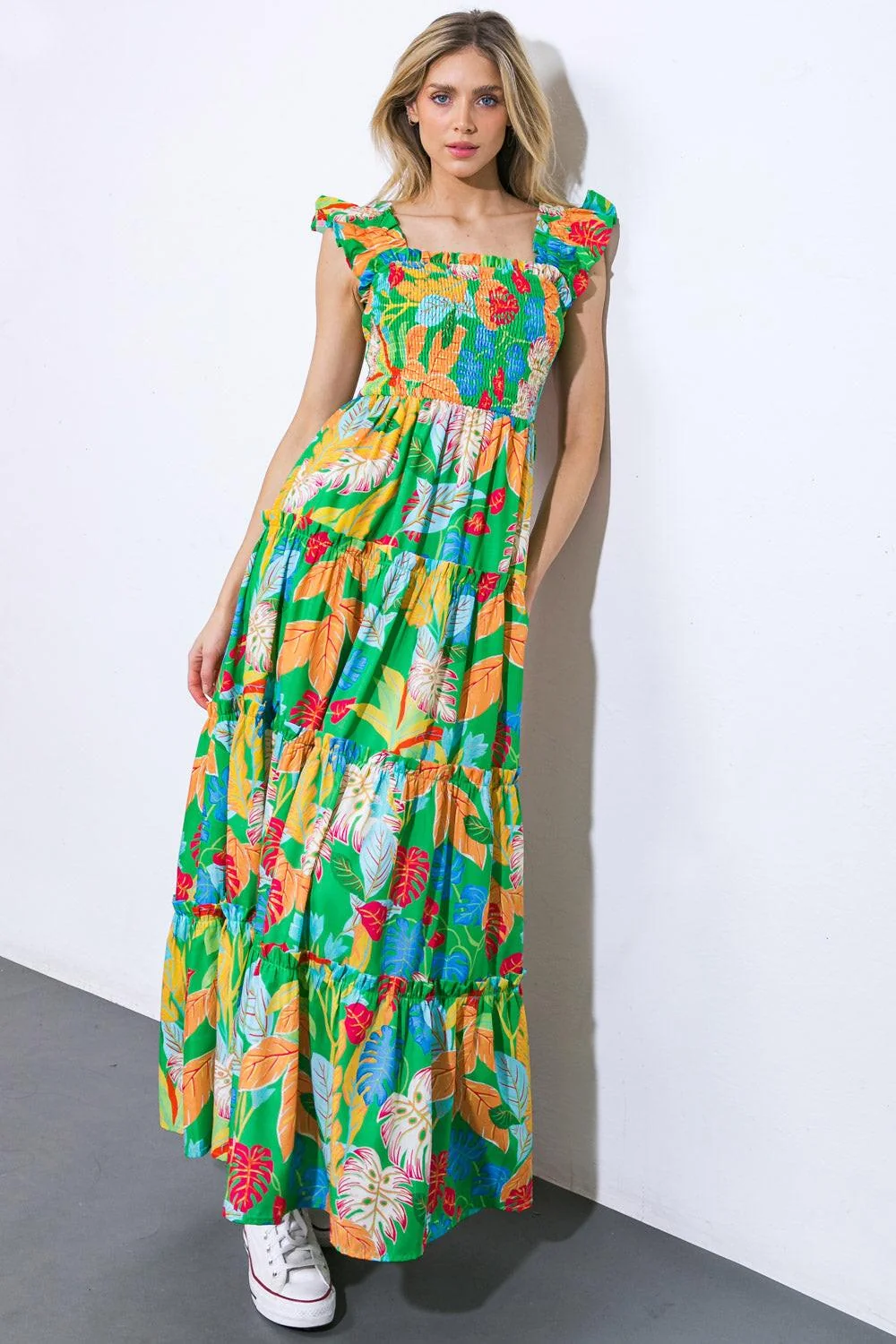 Convenient Beach Dates Woven Maxi Dress Relaxed