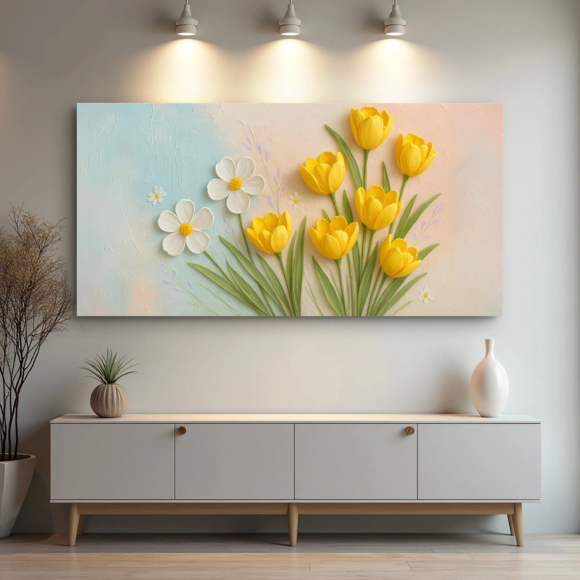 Professional Floral Wall Art II Clean