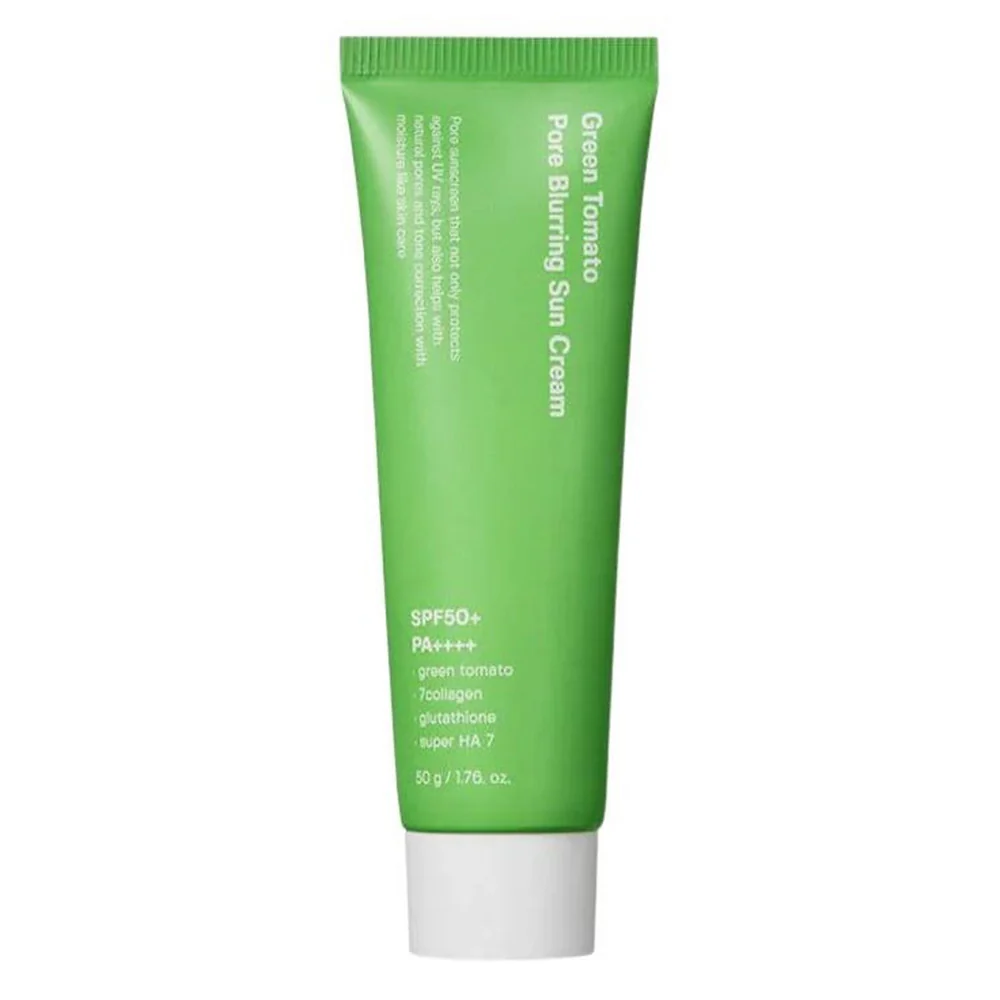 Top-Quality Sungboon Editor Green Tomato Pore Blurring Sun Cream SPF50 Plus 1.76Oz 50g Fine