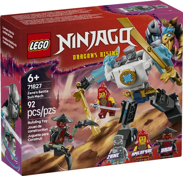 Classic Ninjago Zane's Battle Suit Mech Convenient