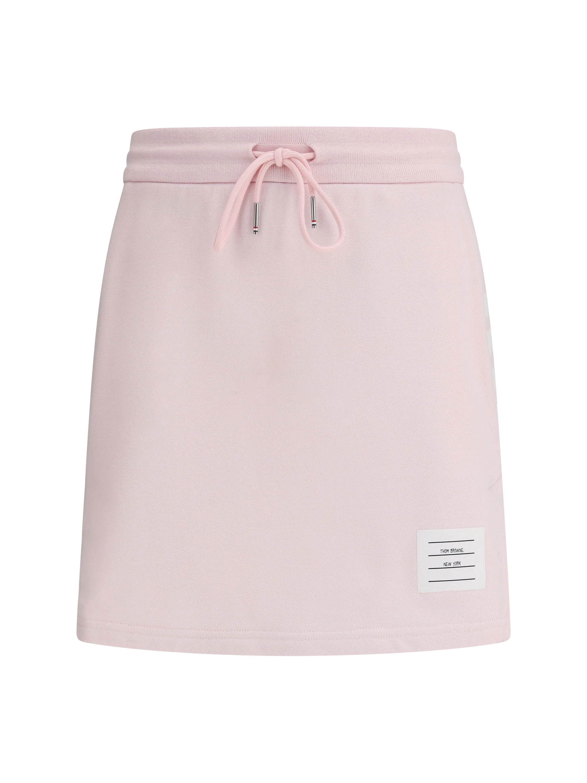 Certified Mini Skirt Light Pink Cotton Fashionable