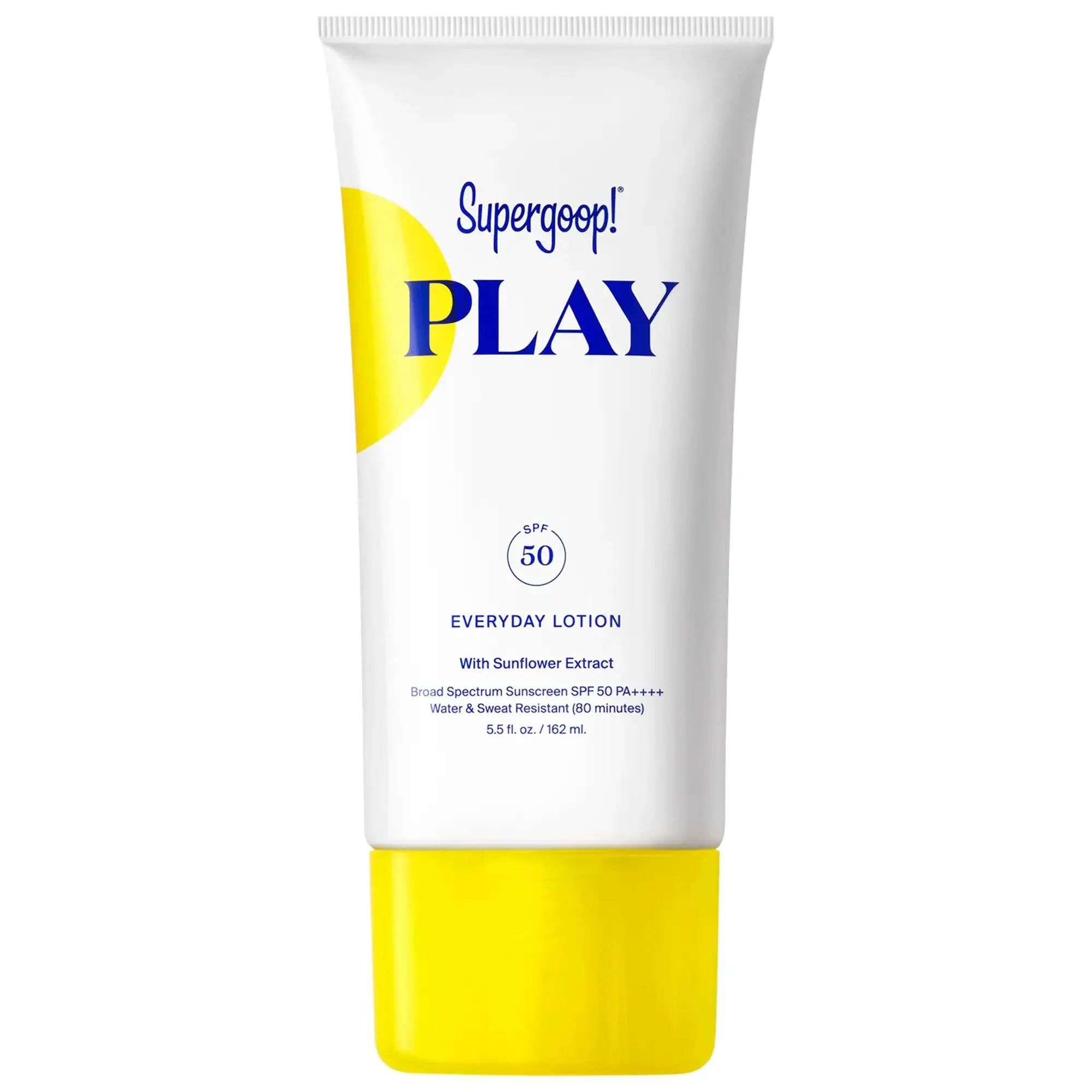 Smooth Supergoop. PLAY Everyday Lotion SPF 50 Hydrating Non-Greasy Sunscreen for Face Body - Water Resistant Cruelty- Sun Protection Safe