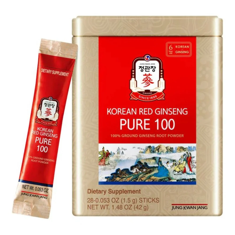 Prestigious Jung Kwan Jang Pure 100 Korean Red Ginseng Root Powder 1Ea Practical