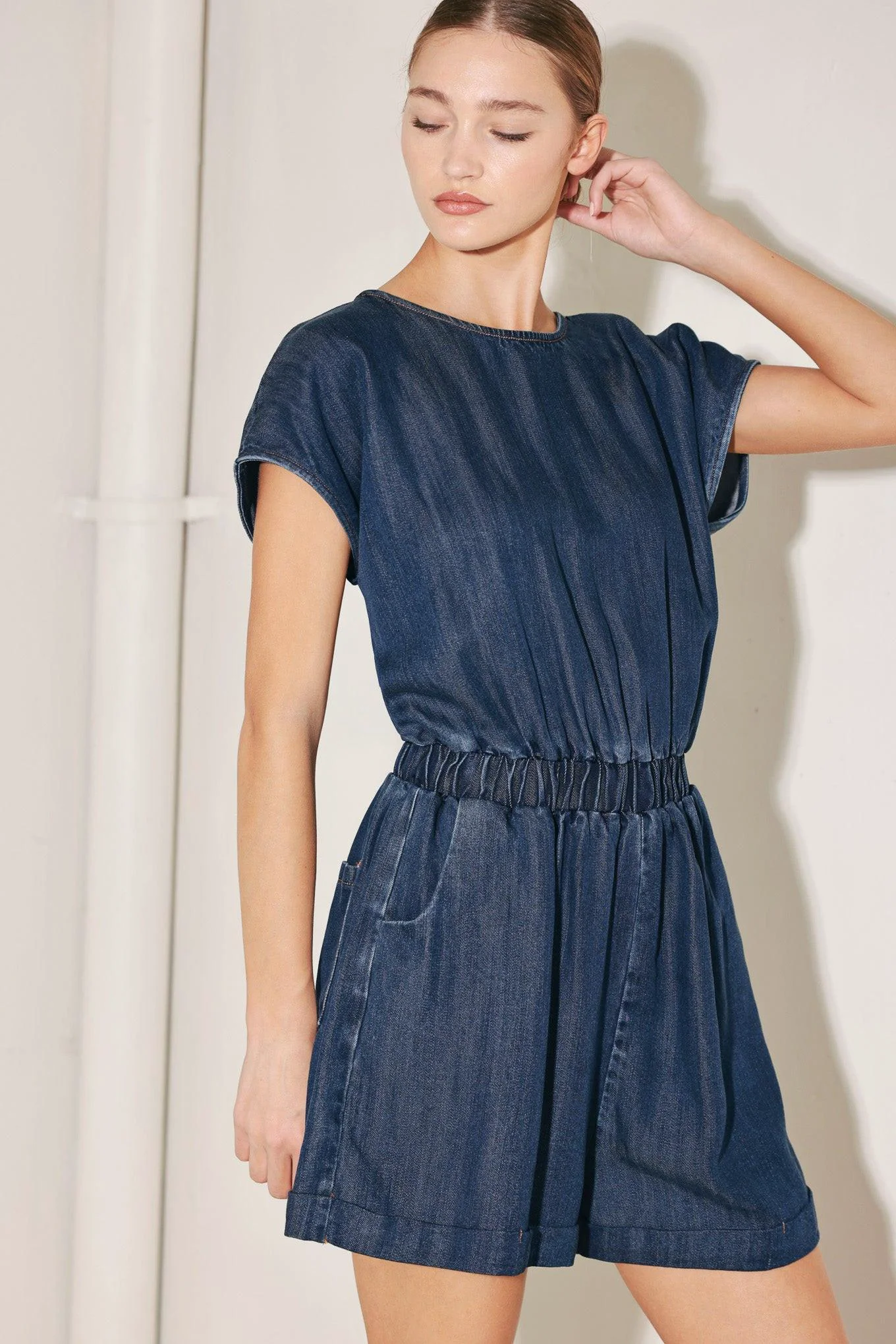 Smart Modern Marina Woven Romper Optimized