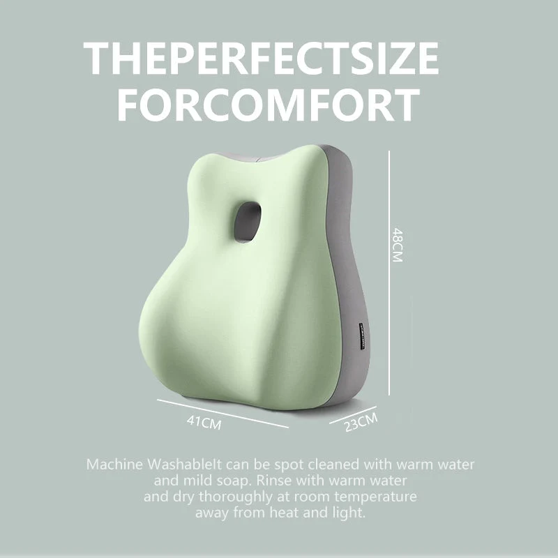 Natural Memory Foam Support Pillow – Ergonomic Neck Back Leg Relief Environmentally Friendly