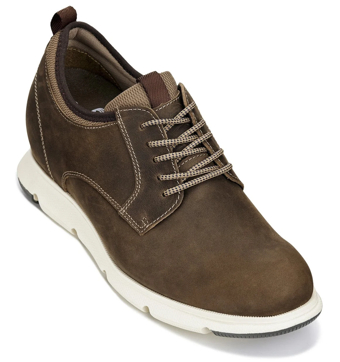 Detailed CALTO - J1201 - 3.3 Inches Taller Coffee Brown Dependable