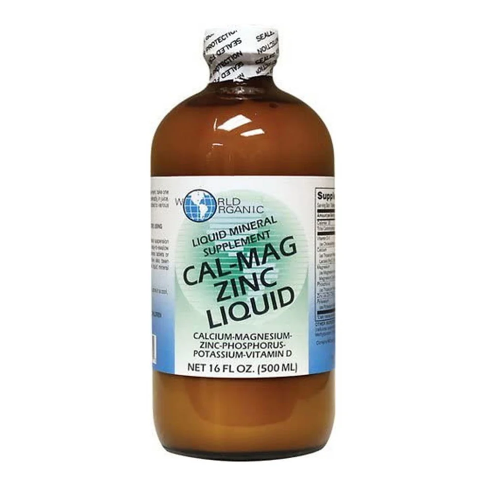 Minimalist World Organic Cal-Mag Zinc Liquid Supplement 16 Oz Elegant