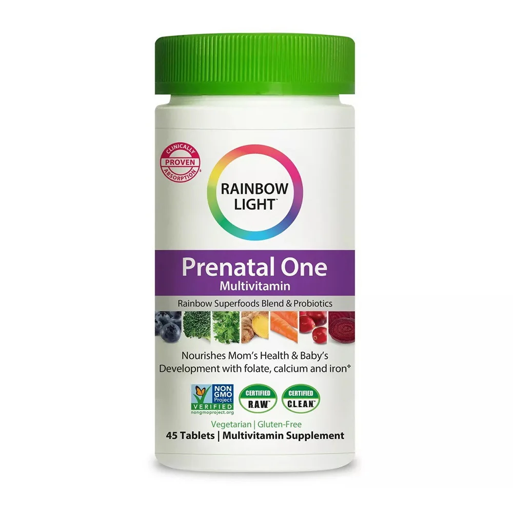 Detailed Rainbow Light Prenatal Multivitamin Tablets 45 Ea Stylish