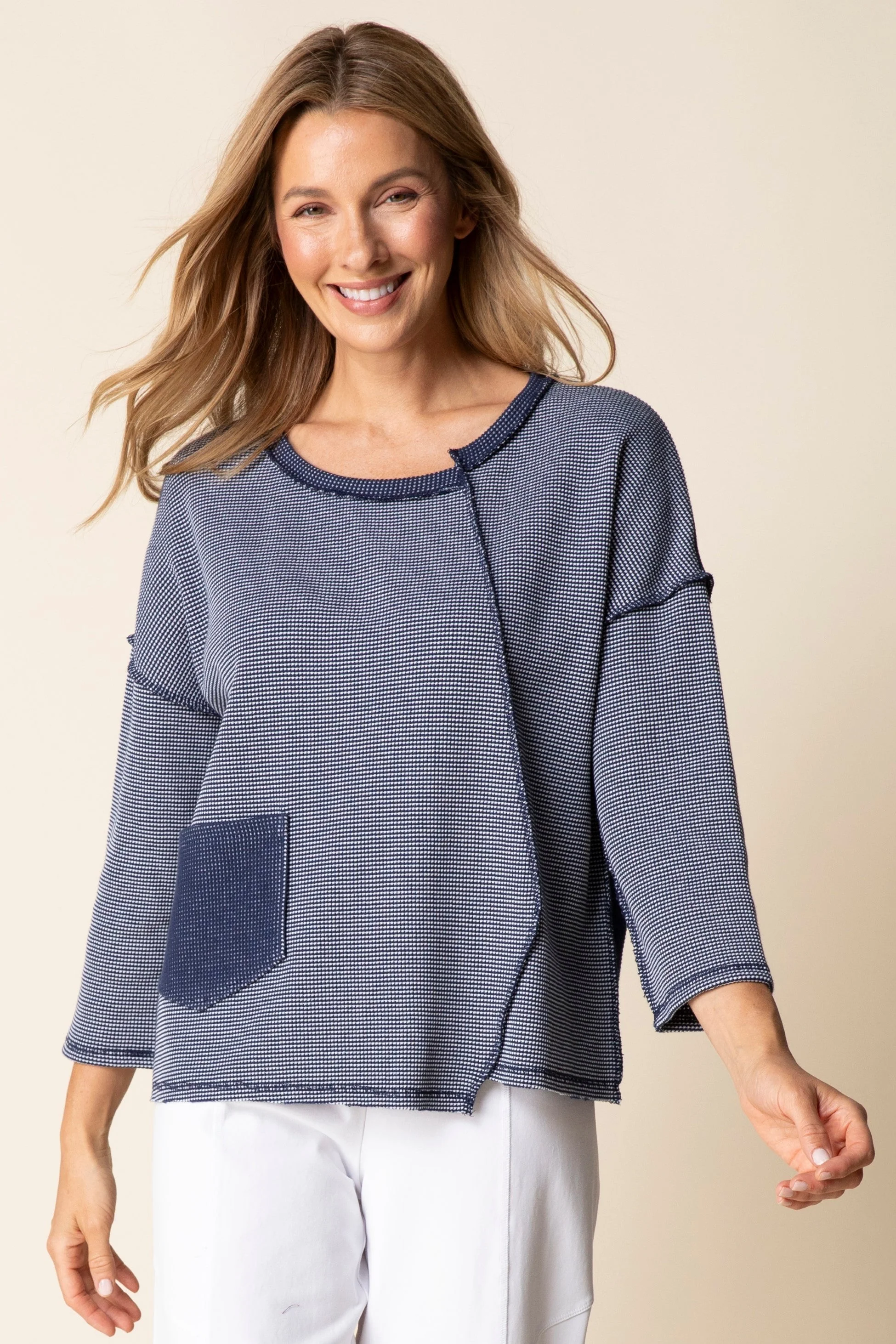 Environmentally Friendly Inside Out Thermal Pullover Green