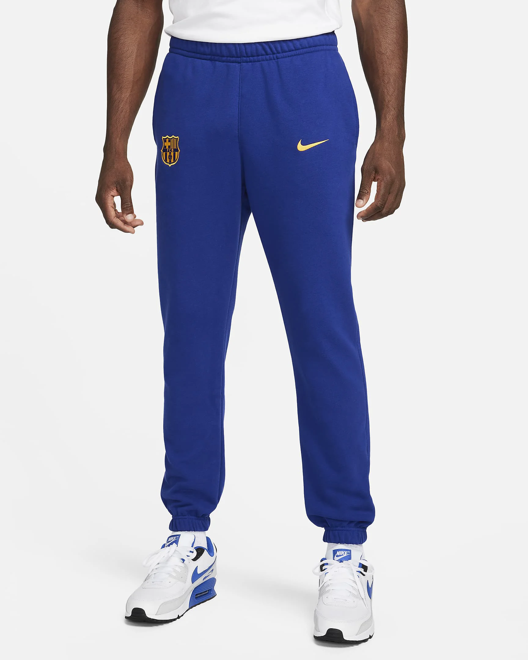 Long-Lasting Nike Men's Soccer Fc Barcelona Club Terry Pants Secure