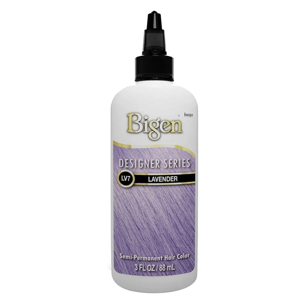 Clean Bigen Semi Permanent Hair Color LV7 Lavender 3Oz 88Ml Smooth